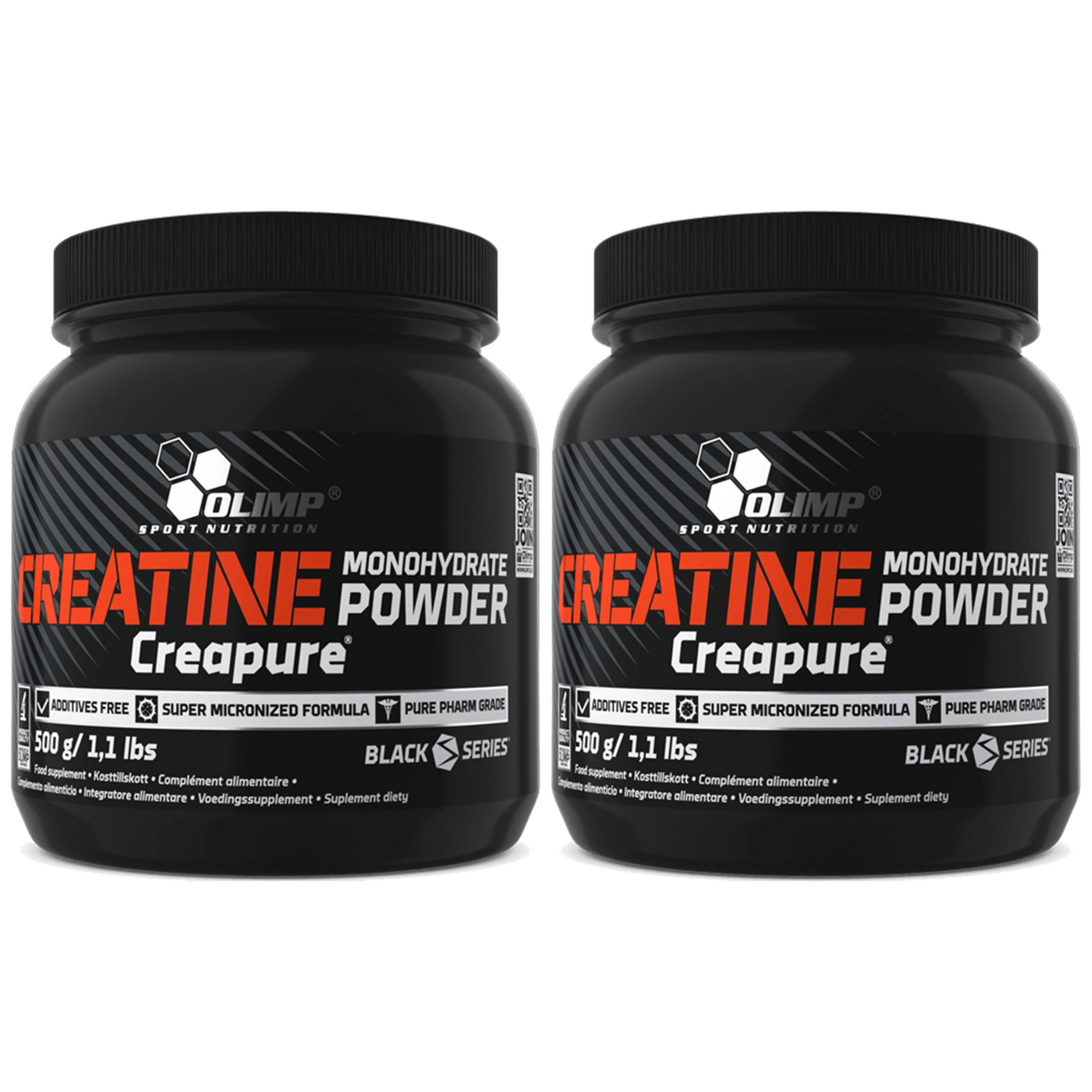 OLIMP Creatine Monohydrate Powder (Creapure®) - 2x 500g