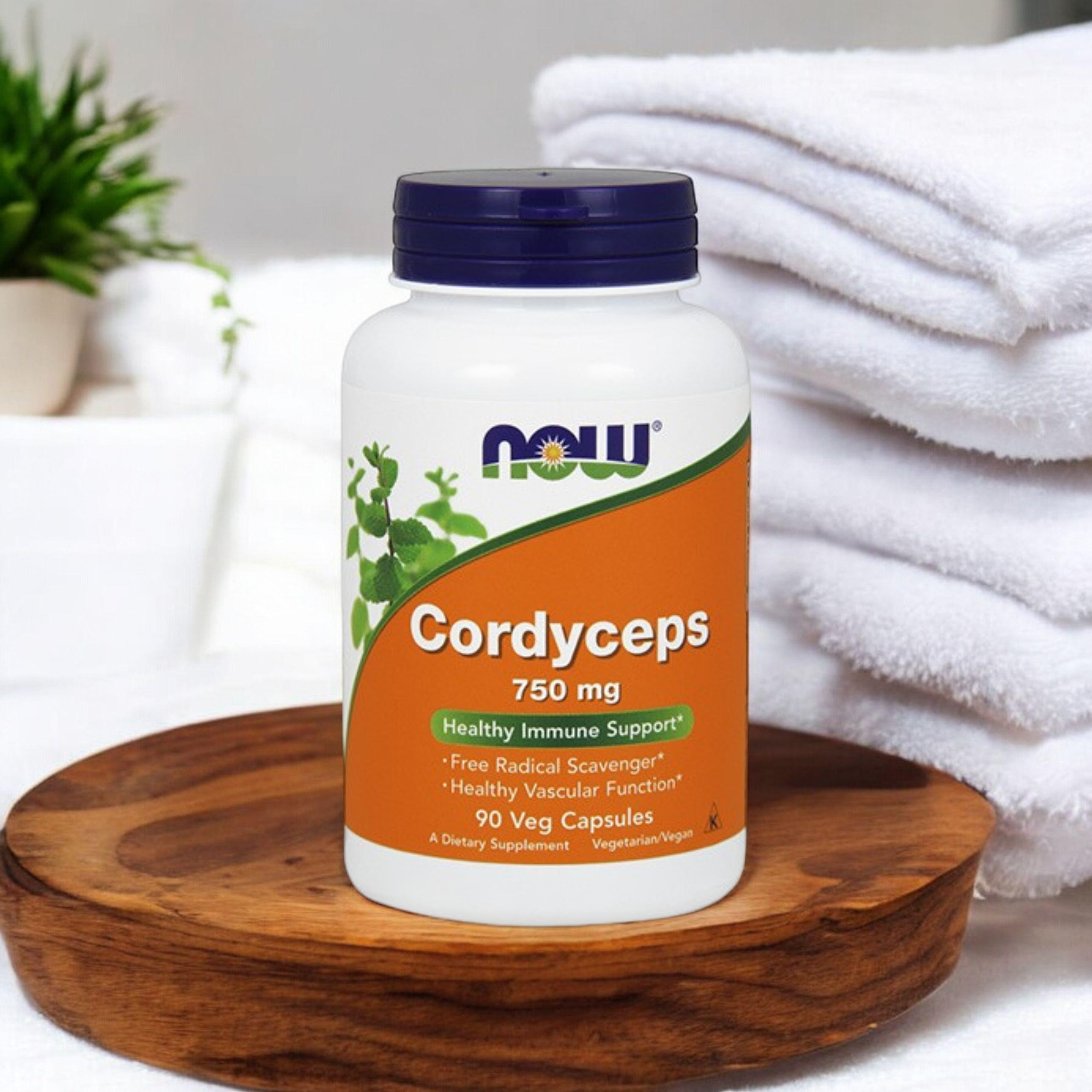 NOW Cordyceps 750mg - 2x 90vegcaps