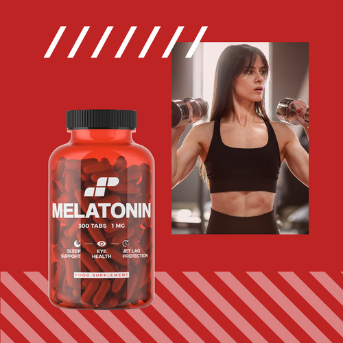 3x MP NUTRITION Melatonin 1mg - 300tabs - Melatonina
