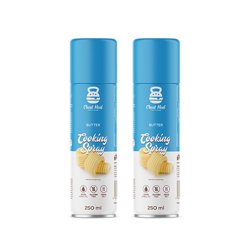 Cheat Meal Nutrition Cooking Spray Butter - Spray do smażenia Maślany - 2x 250ml