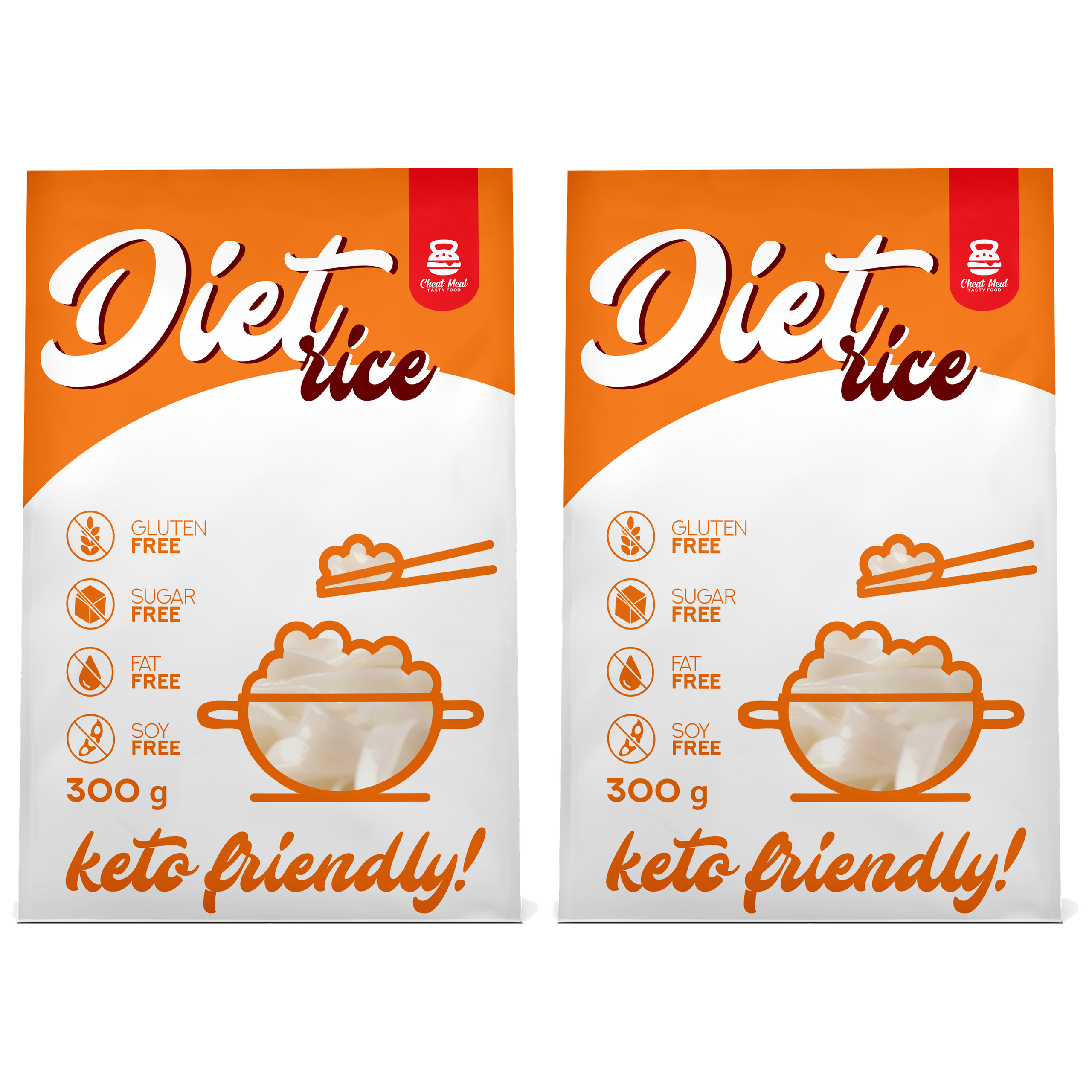 Cheat Meal Nutrition Diet Rice - 2x 400g (300g netto) - Makaron Konjac
