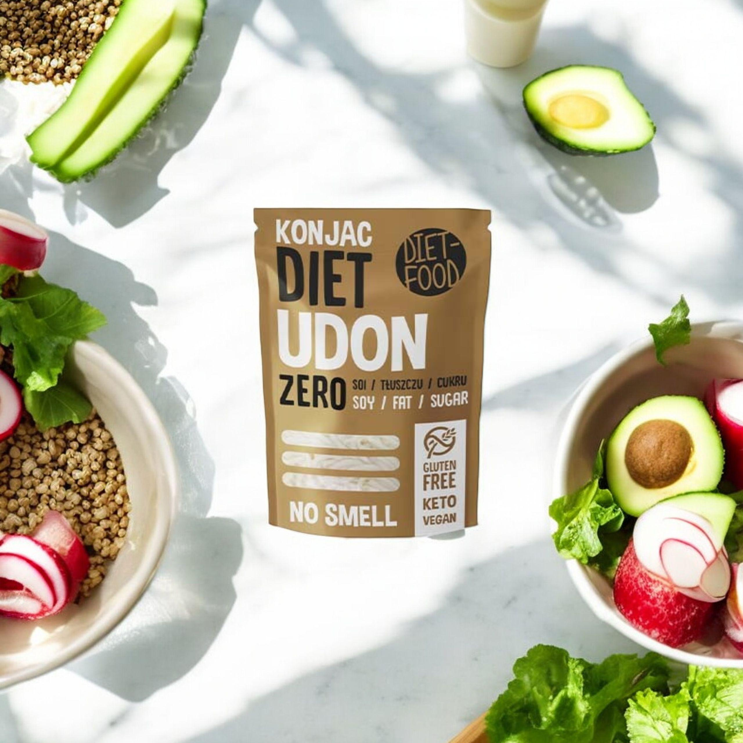 DIET FOOD Diet Noodles - 3x 200g - Diet Udon - 200g