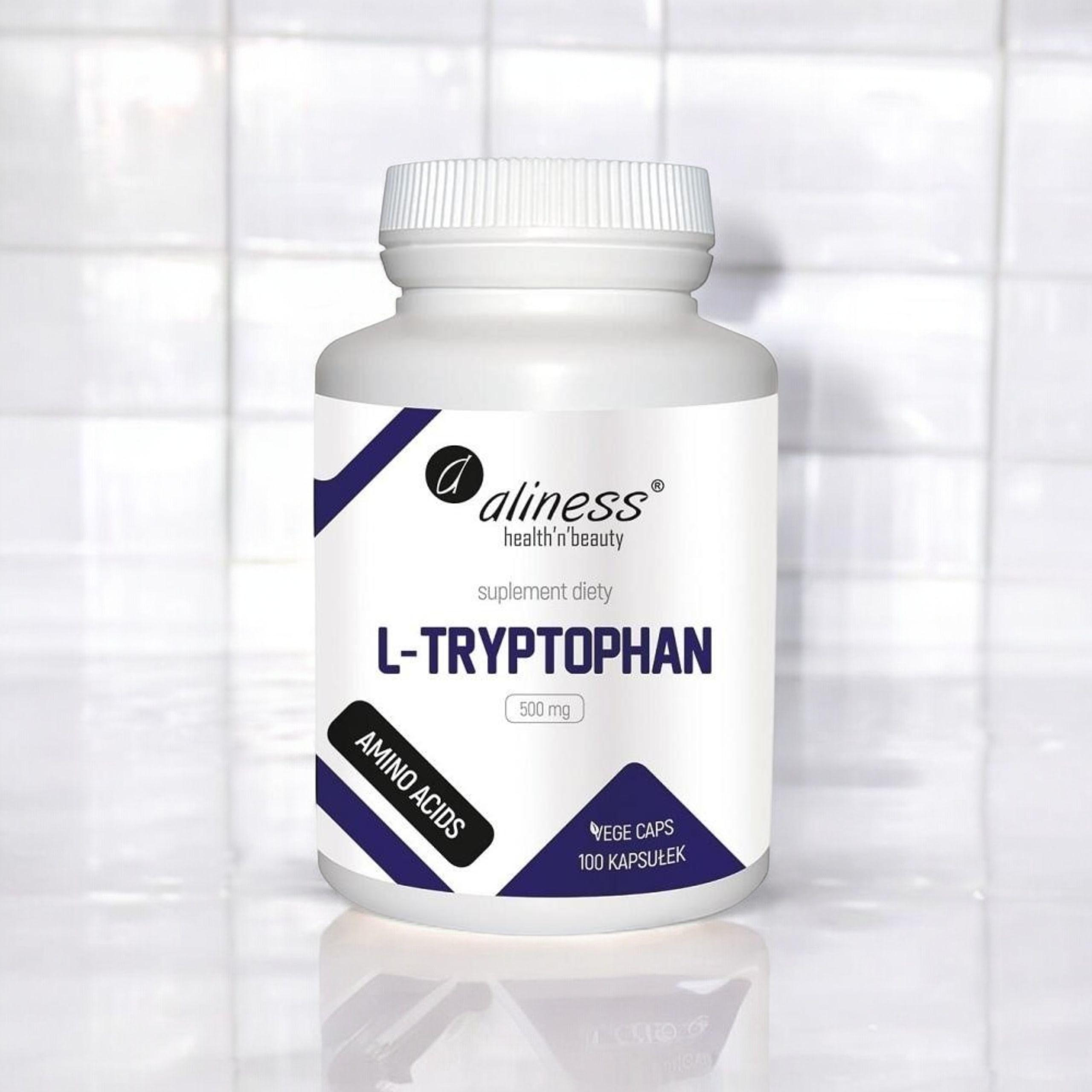 ALINESS - L-Tryptophan 500mg - 2x 100vcaps.