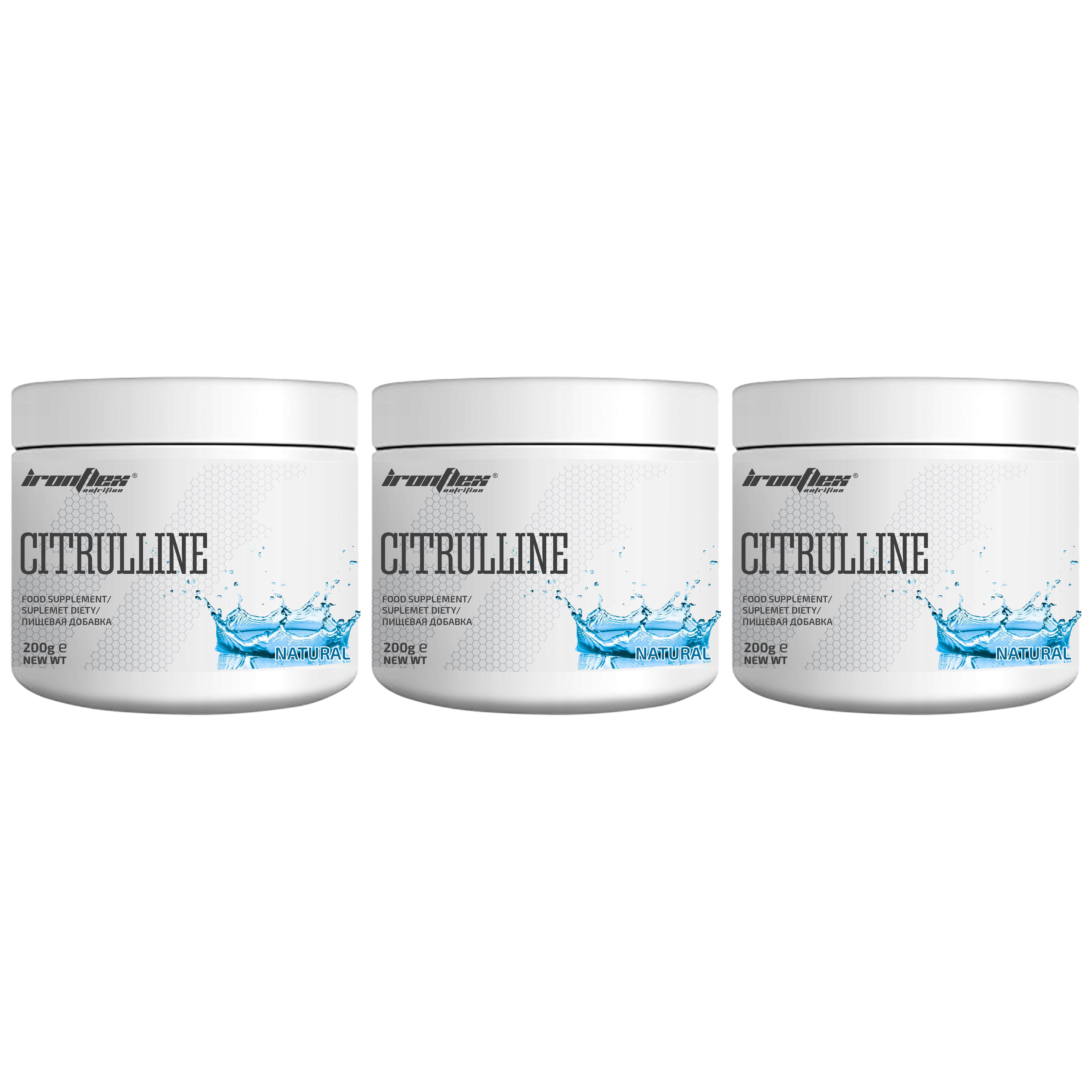 IRONFLEX Citrulline - 3x 200g - Natural