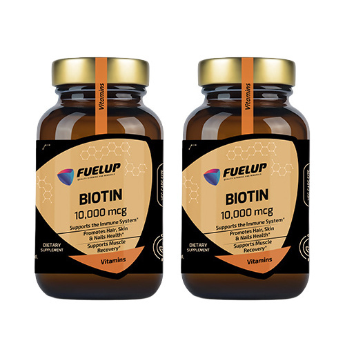 FUELUP - Biotin 10000mcg - 2x 60vcaps.