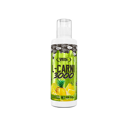 REAL PHARM L-Carnitine 3000 Liquid - 2x 500ml - Pineapple