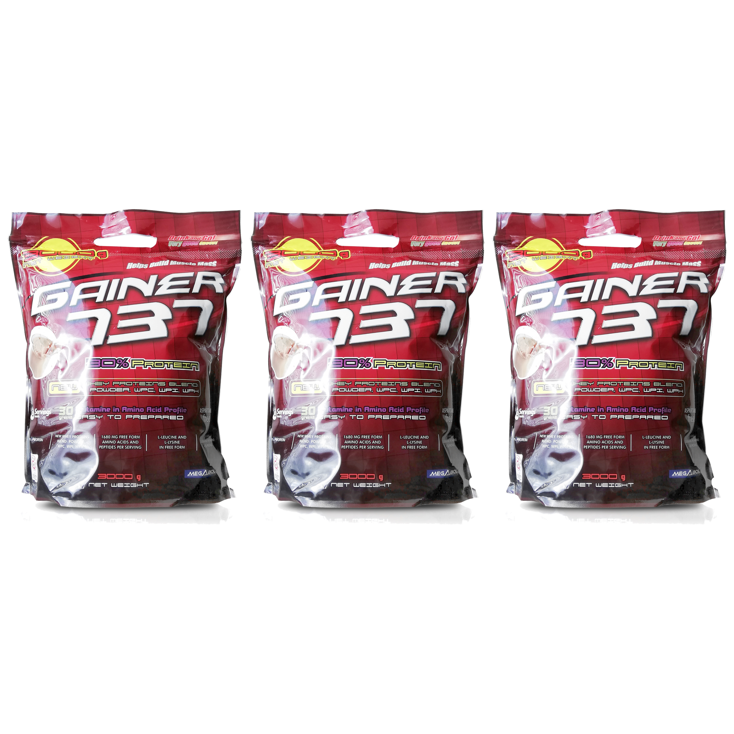 MEGABOL Gainer 737 - 3x 3000g