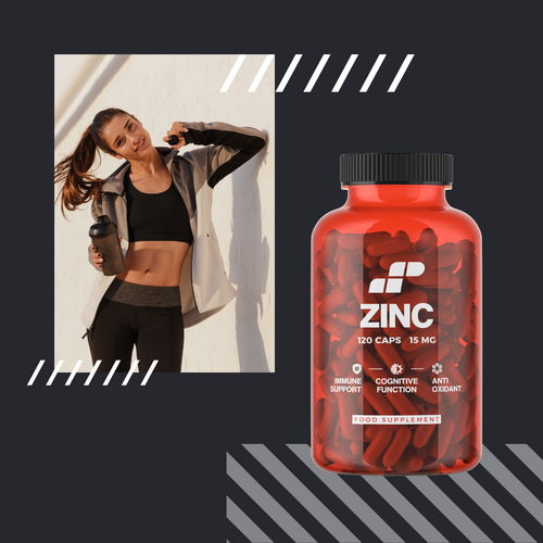 3x MP NUTRITION Zinc - 120caps - Cynk