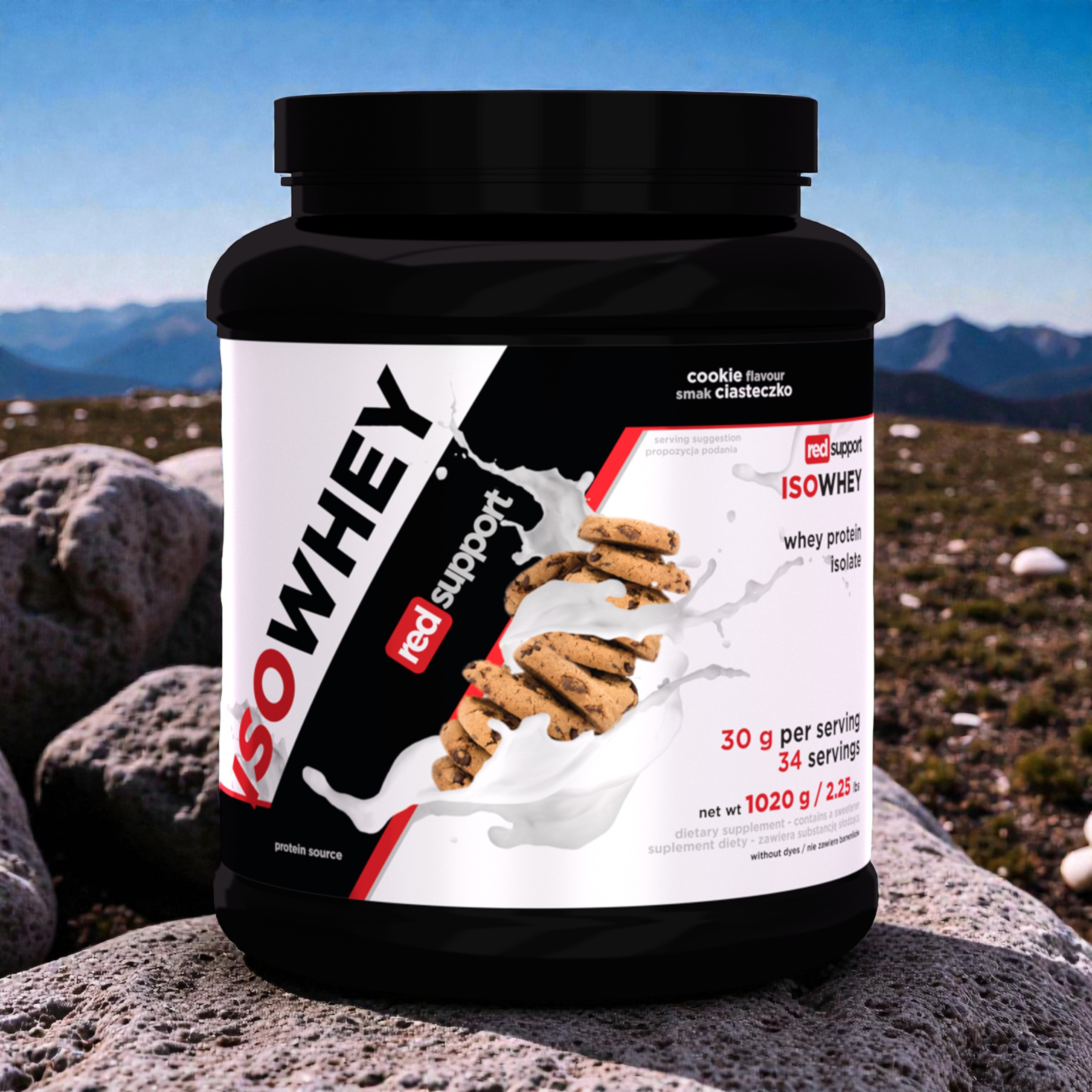 RED SUPPORT IsoWhey - 3x 1020g