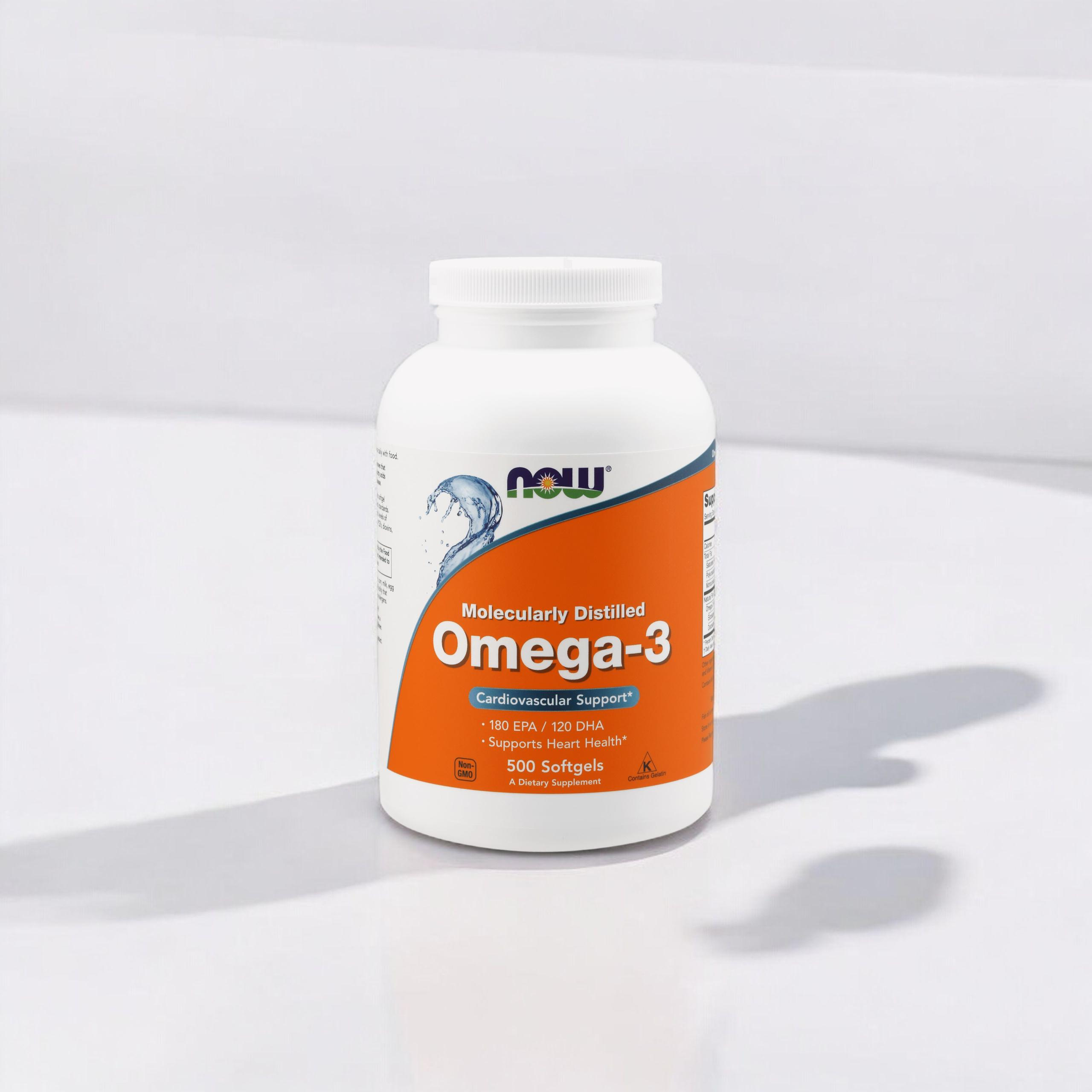 NOW Omega-3 - 3x 500softgels