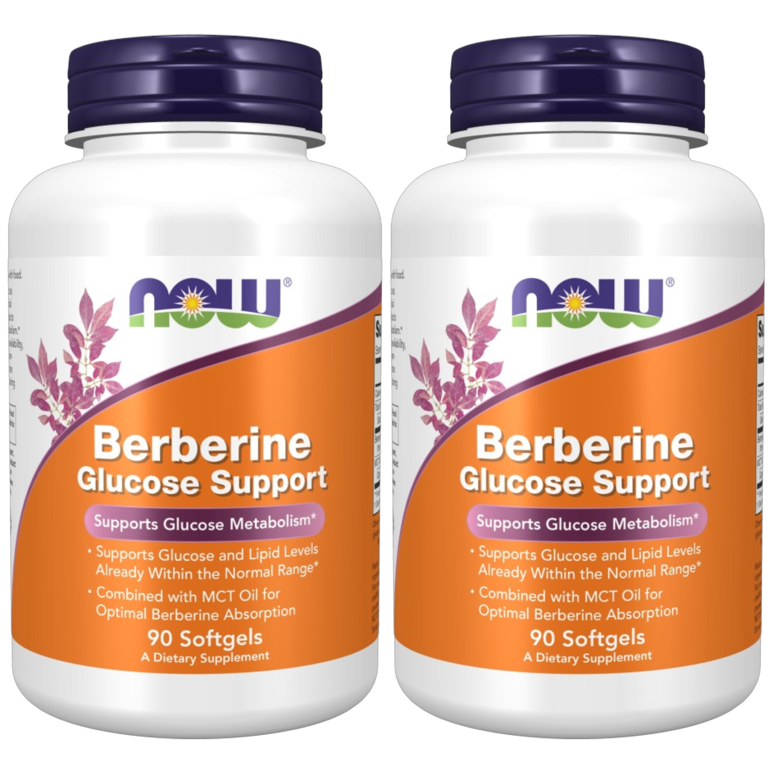 NOW - Berberine Glucose Support - 2x 90softgels