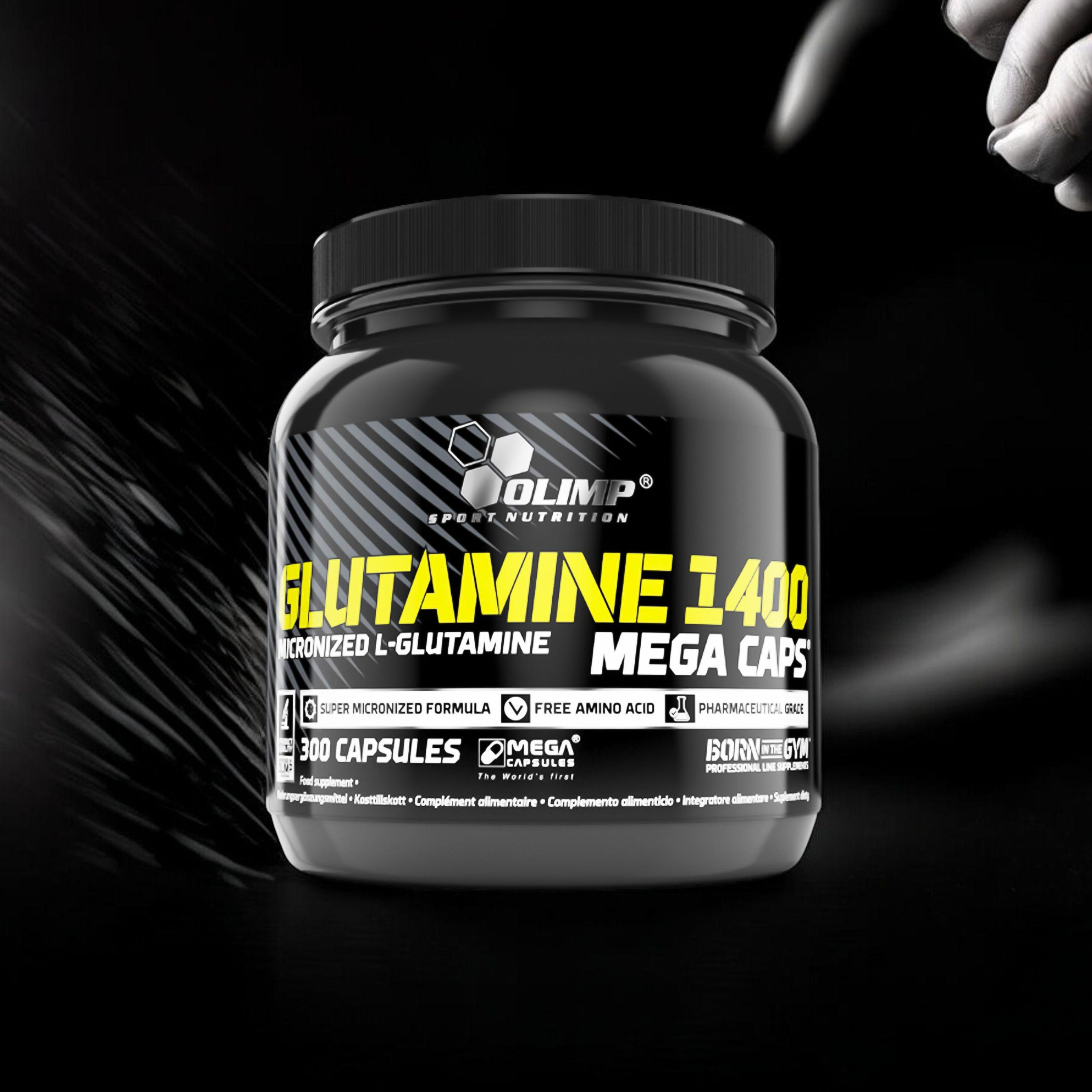 OLIMP L-Glutamine 1400 MC - 3x 300caps