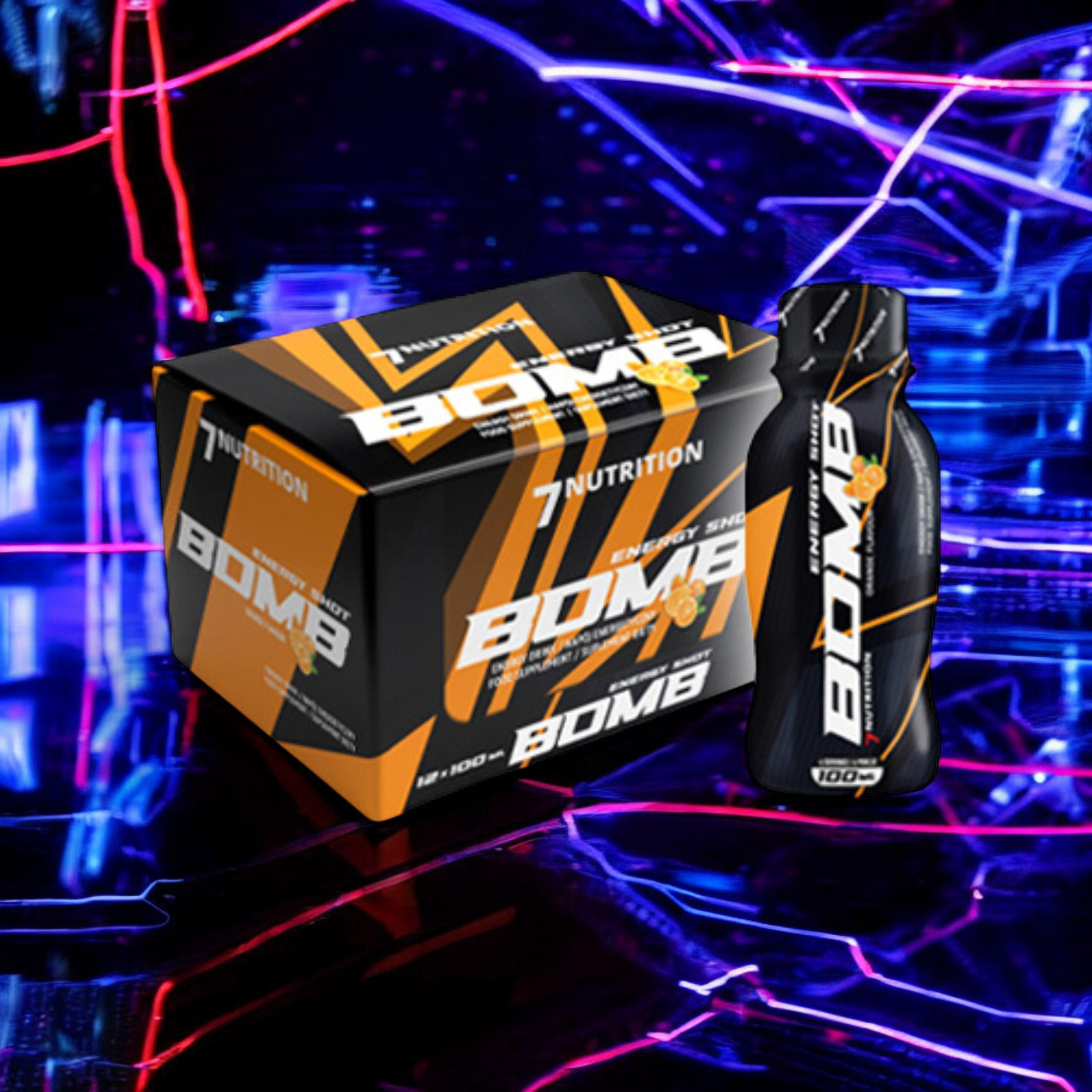 7 NUTRITION - Bomb Shot - 12x 3x 100ml - Orange