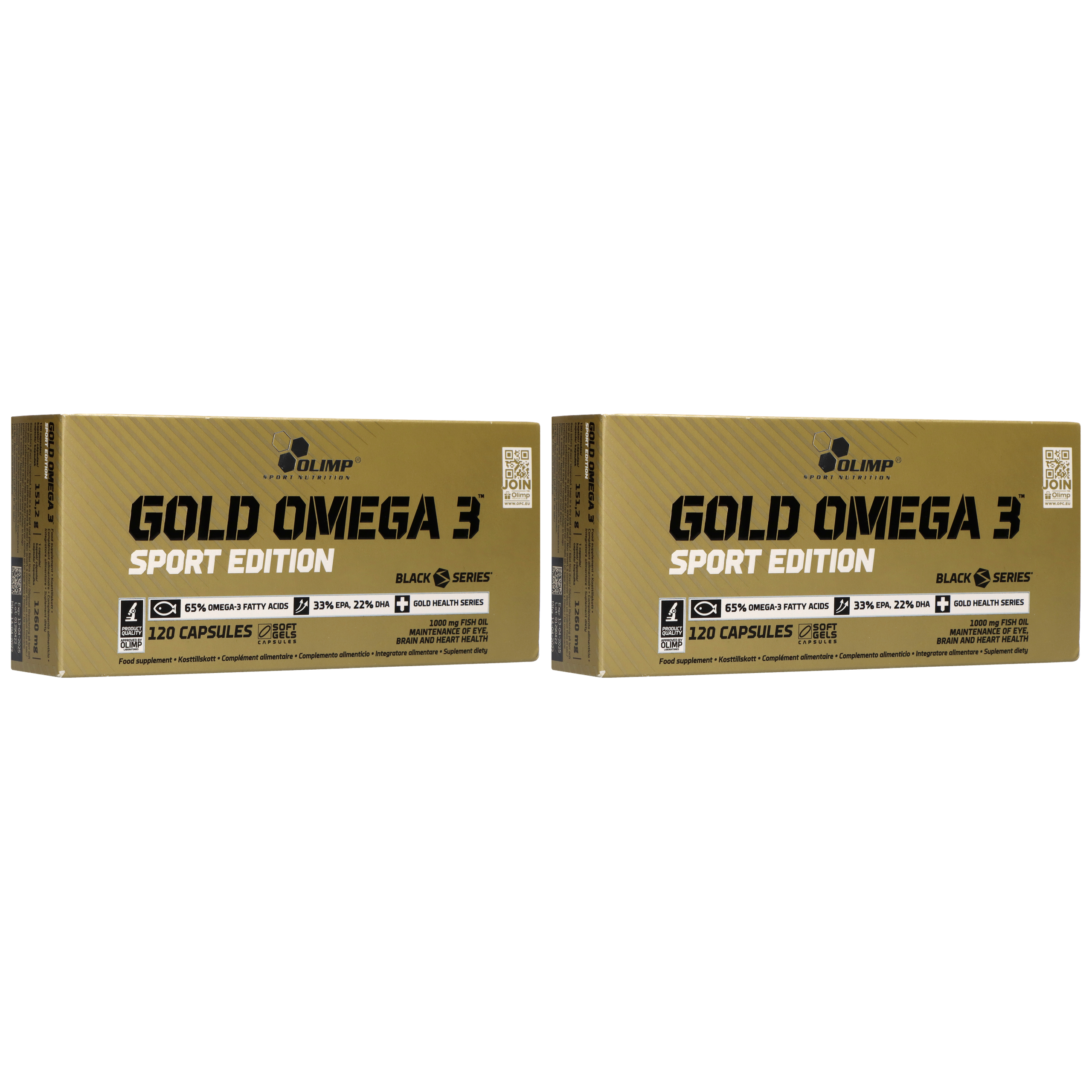 OLIMP Gold Omega 3 Sport Edition - 2x 120caps