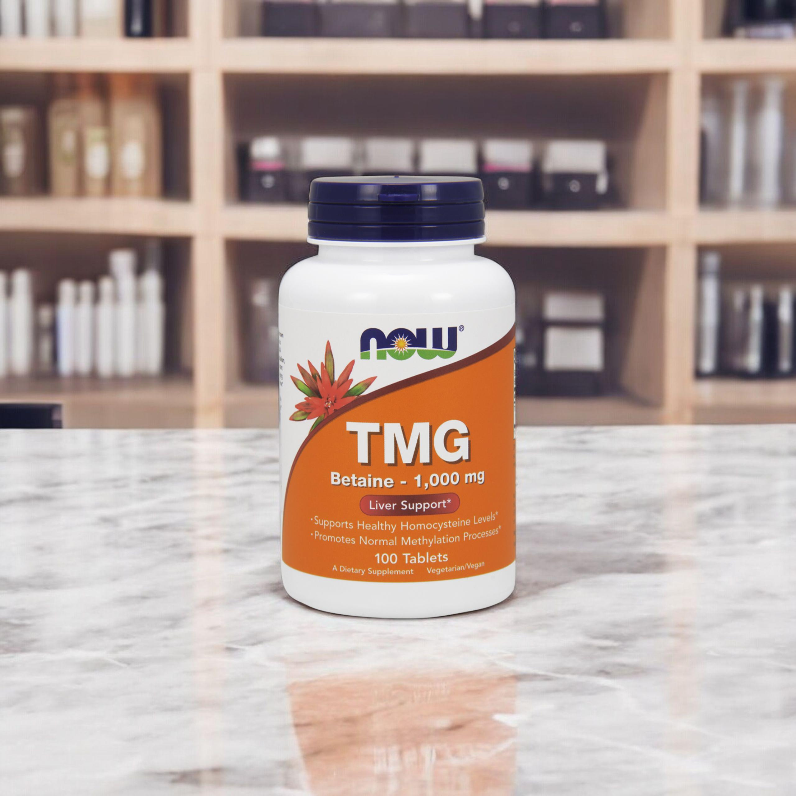 NOW TMG 1000mg - 2x 100tabs.