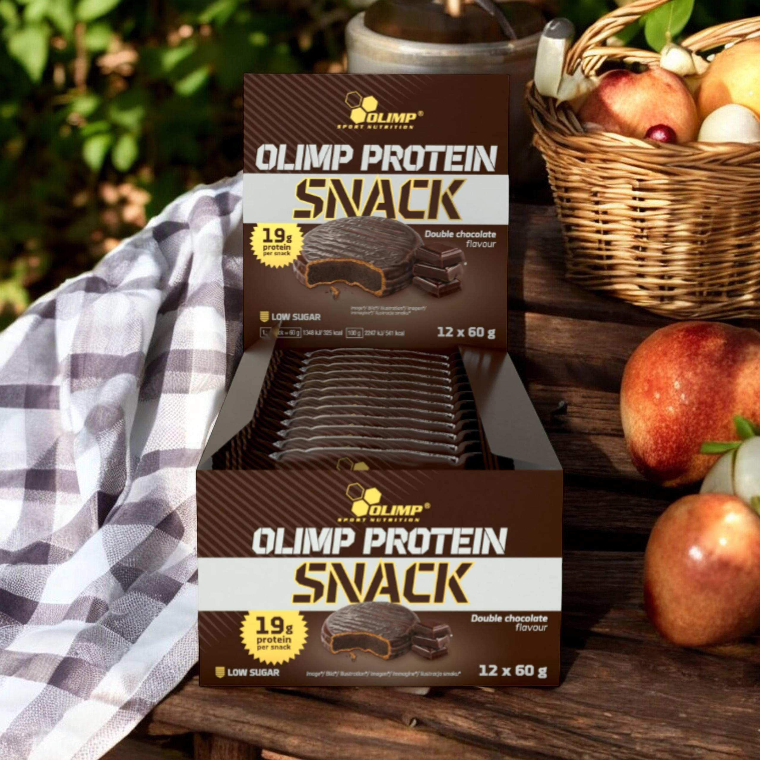OLIMP Protein Snack - 12x 3x 60g - Double Chocolate