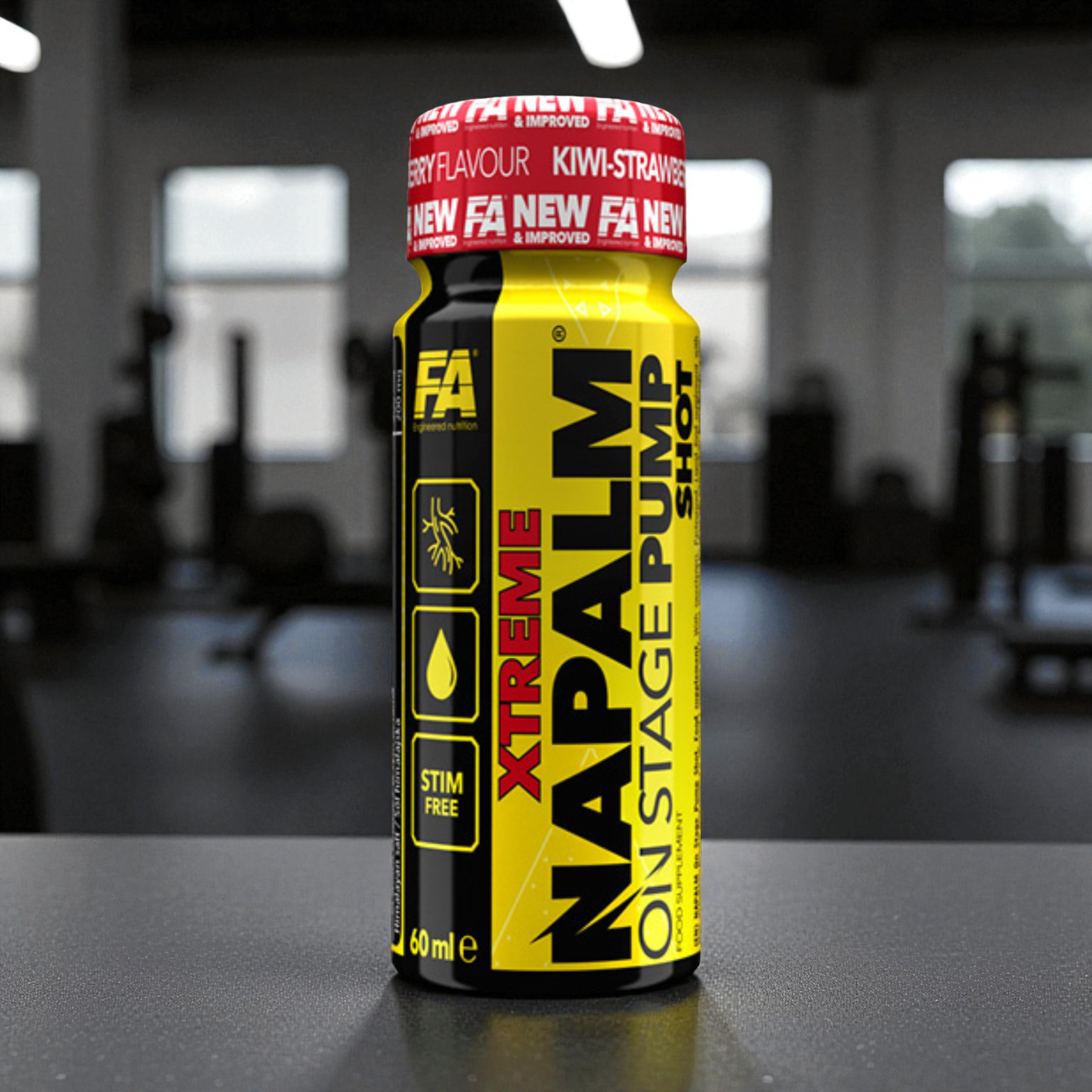 FITNESS AUTHORITY - Xtreme Napalm On Stage SF Shot - 24x 60ml  pol_pl_FITNESS-AUTHORITY-Xtreme-Napalm-On-Stage-SF-Shot-60ml-KiwiStraw-43129_4