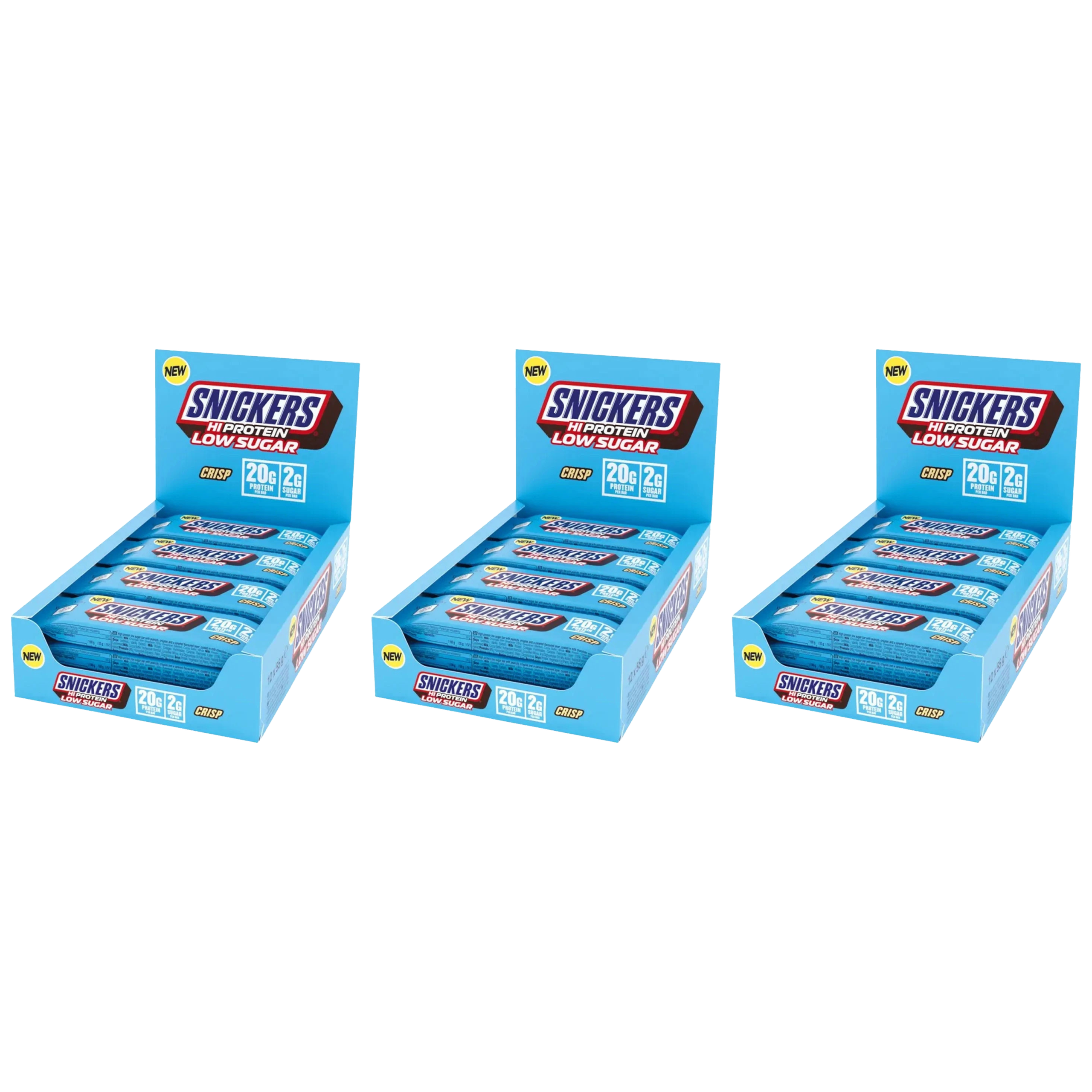 Mars - Baton Snickers HIProtein Low Sugar Bar - 3x 55g x12