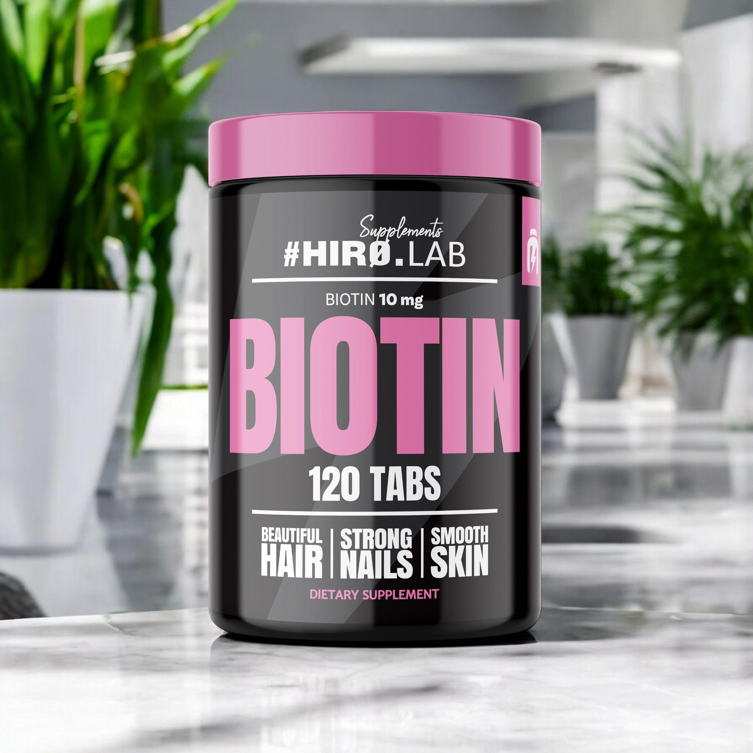 HIRO.LAB Biotin - 120tabs - Biotyna
