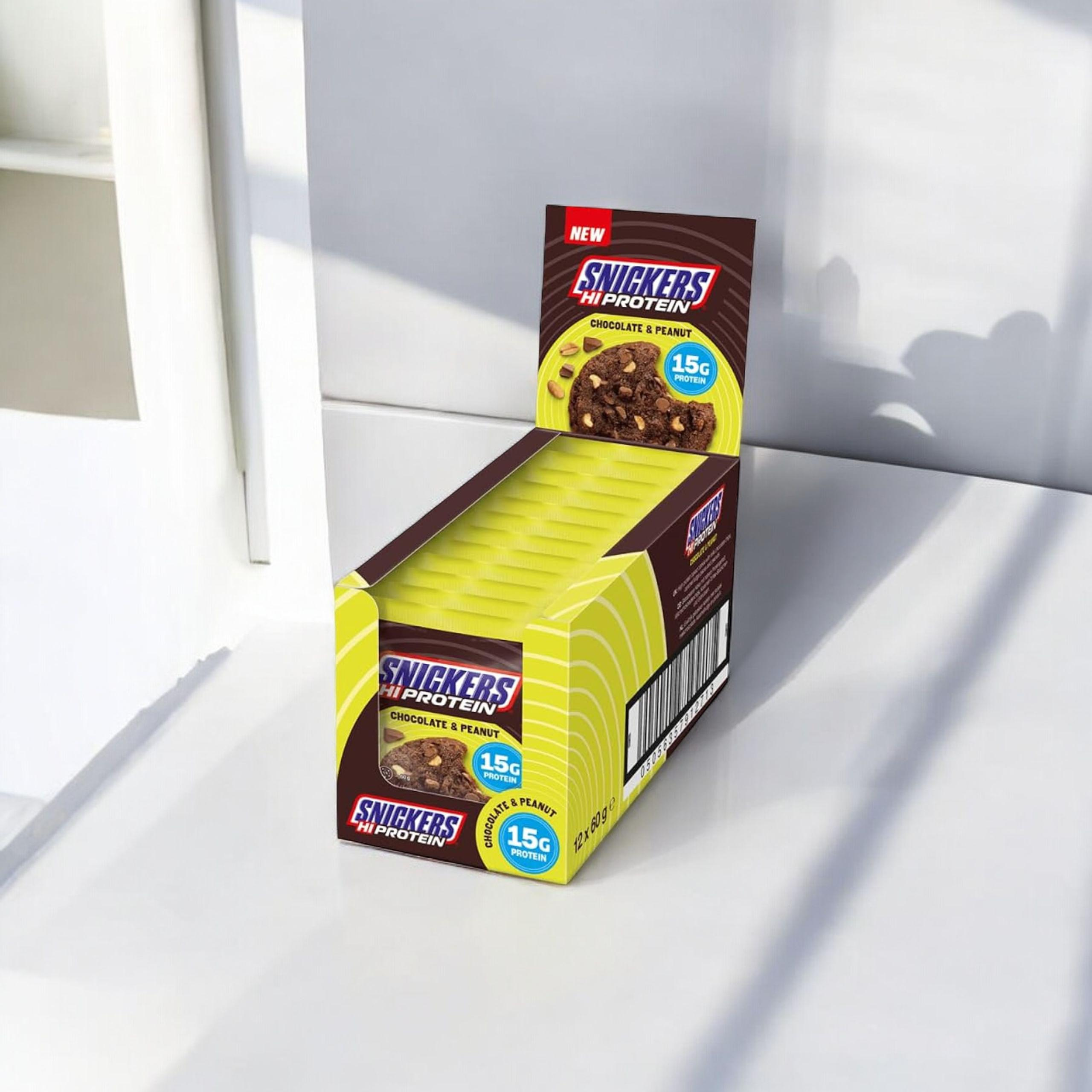 Mars - Snickers High Protein Cookie - 12x 2x 60g - Chocolate & Peanut