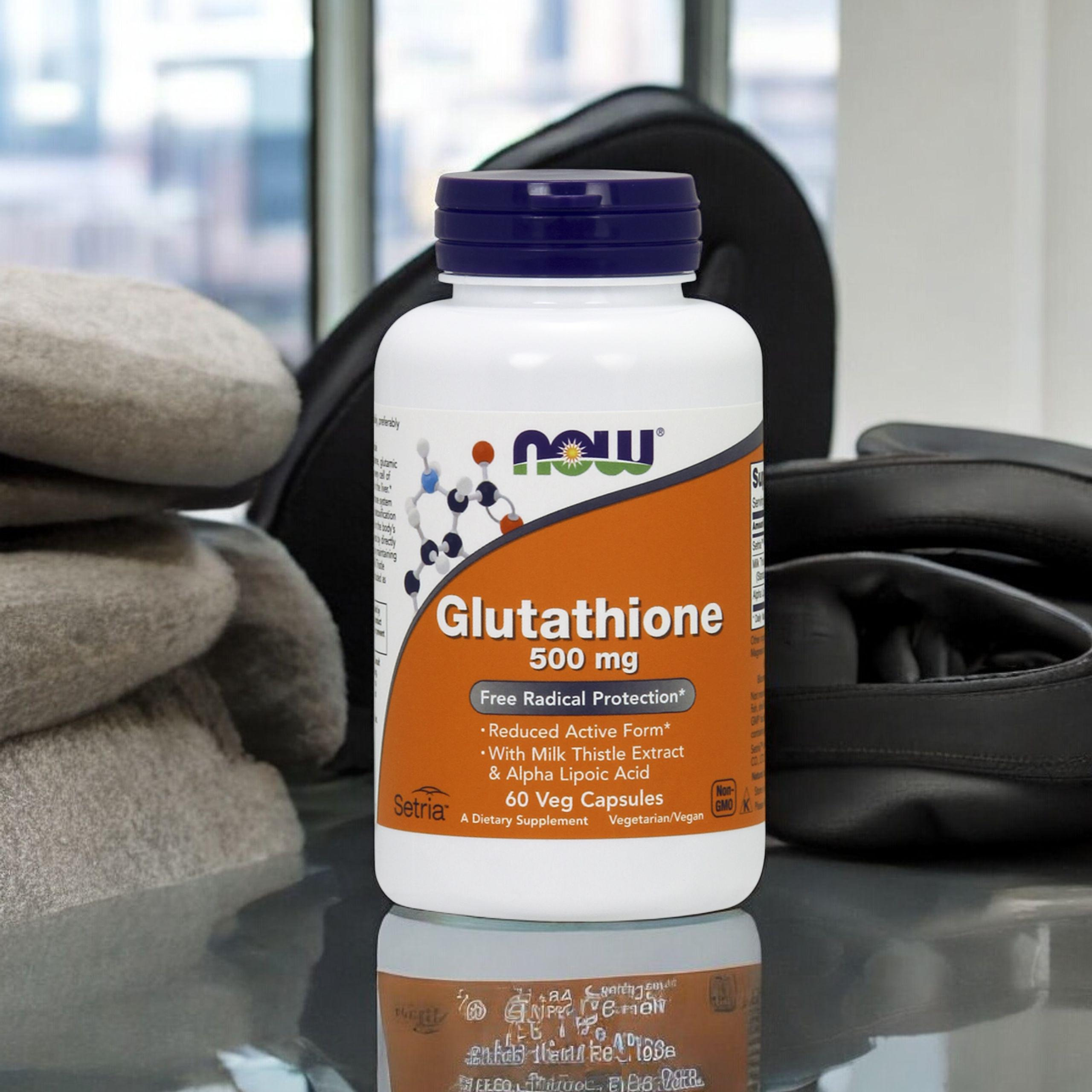 NOW Glutathione 500mg - 2x 60vcaps.