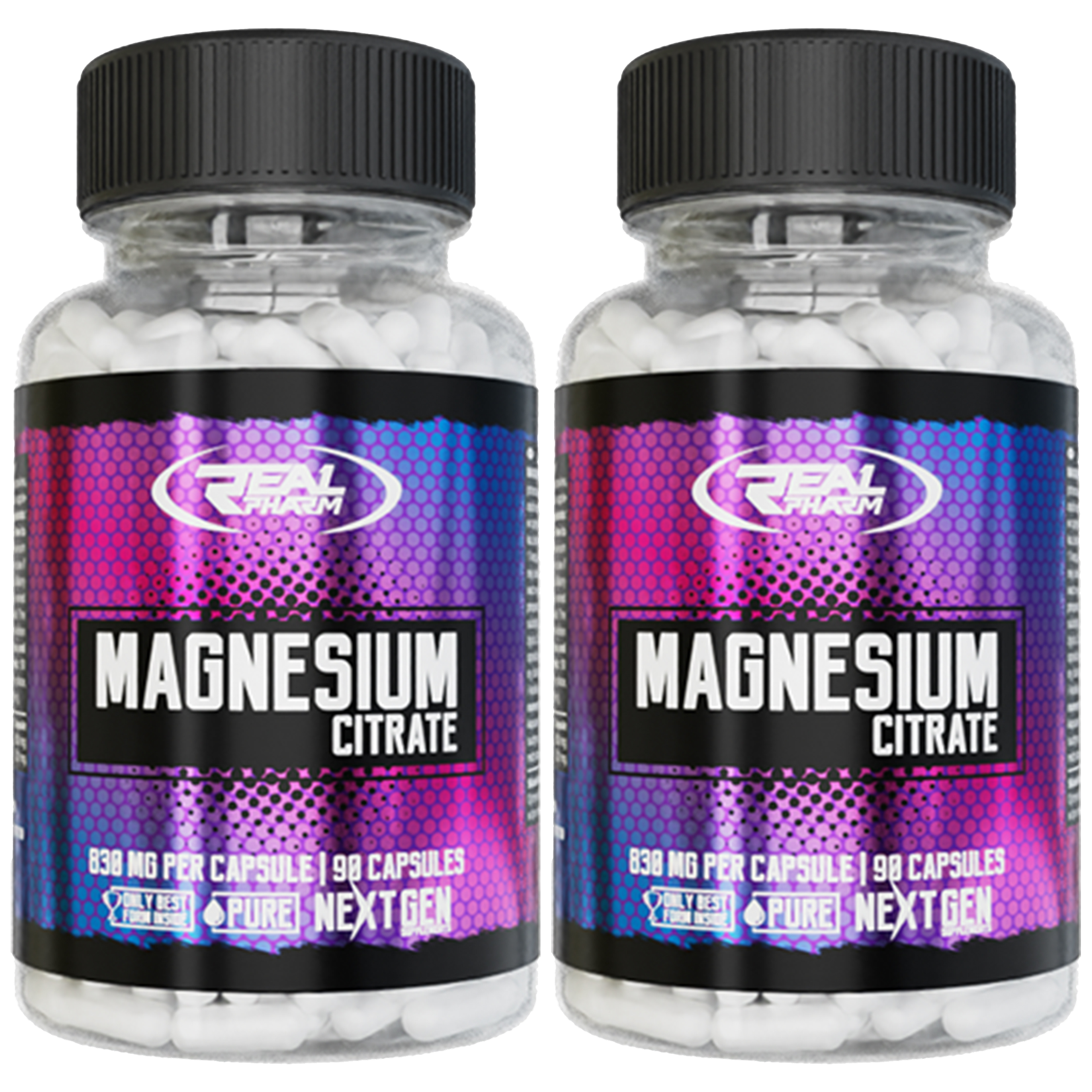 REAL PHARM - Magnesium Citrate - 2x 90caps.