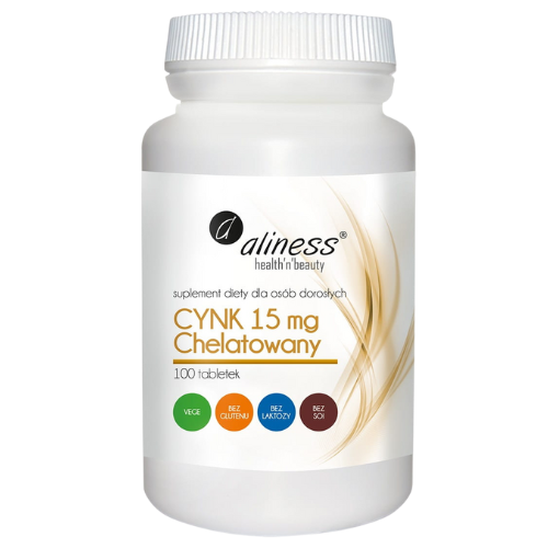 ALINESS - Cynk Chelatowany 15mg - 2x 100vtabs.