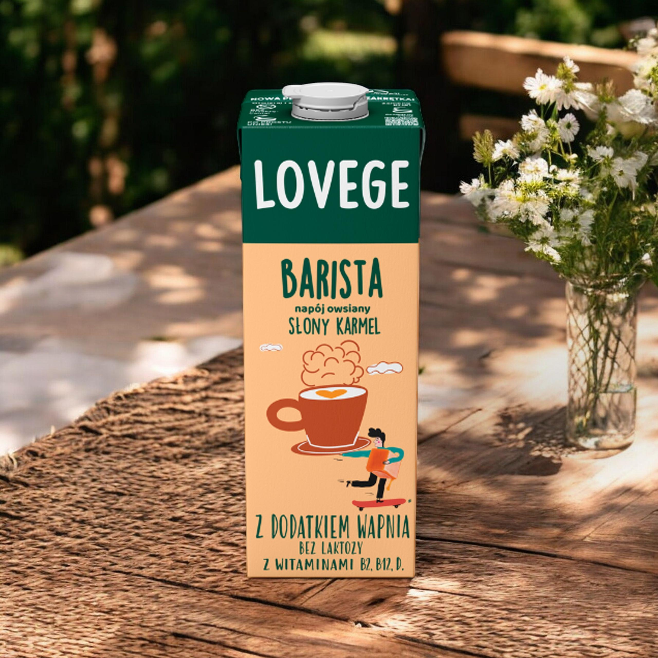 SANTE - Napój Lovege Owsiany Barista - 330ml - Słony Karmel - WYPRZEDAŻ - 03-12