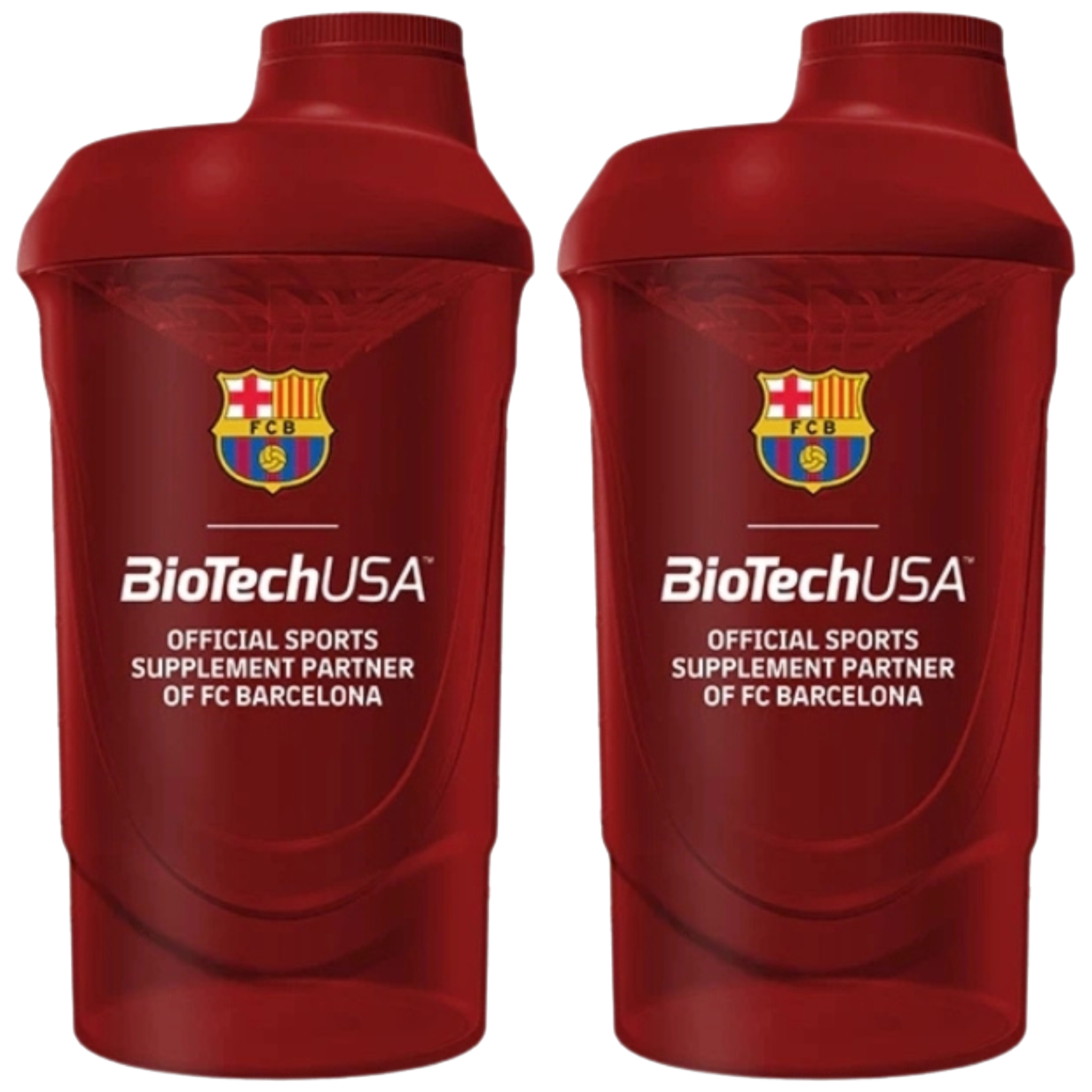 BIOTECH - Shaker Biotech FC Barcelona - 2x 600ml - Red