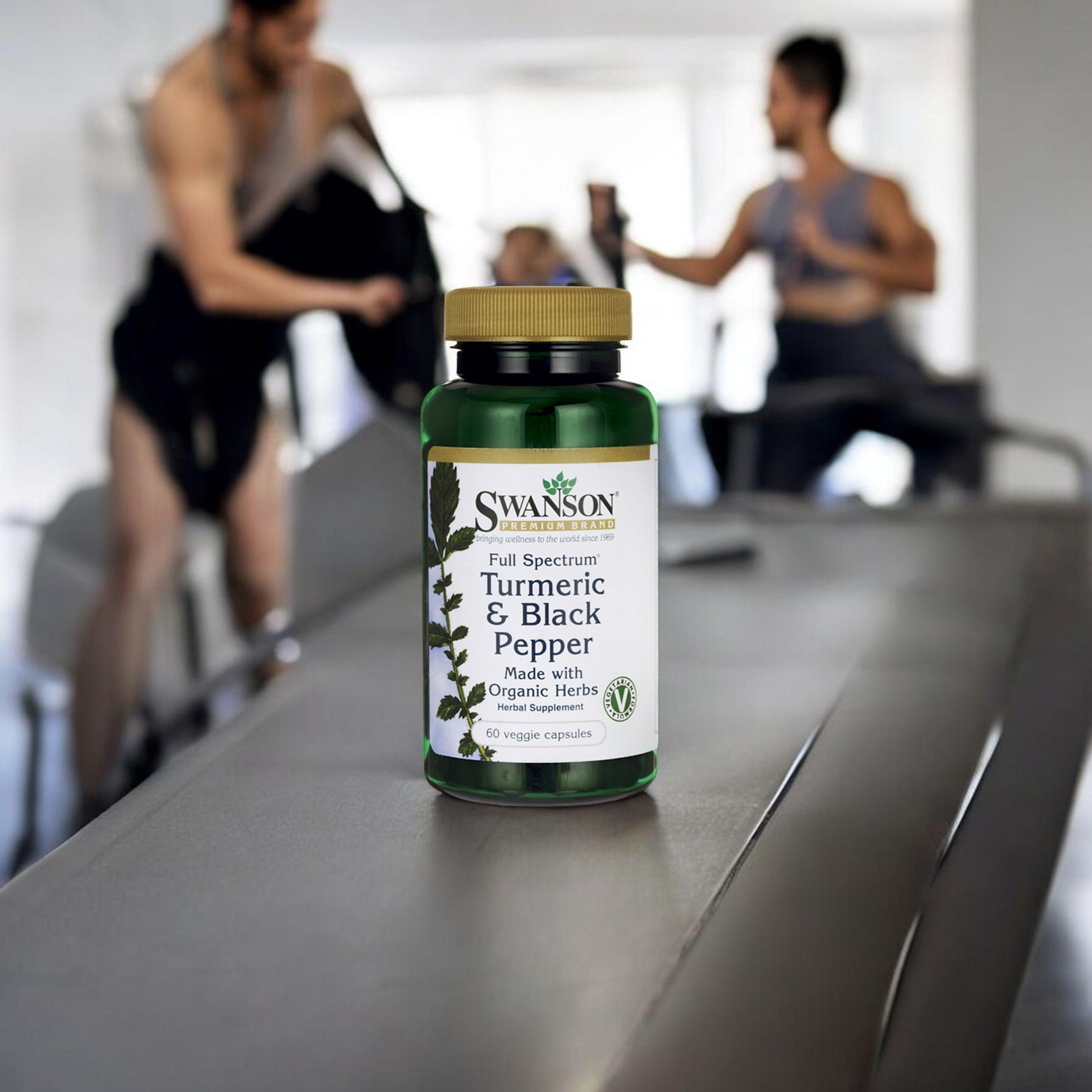 SWANSON Turmeric Black Pepper (Kurkuma z Piperyną) - 60vcaps.