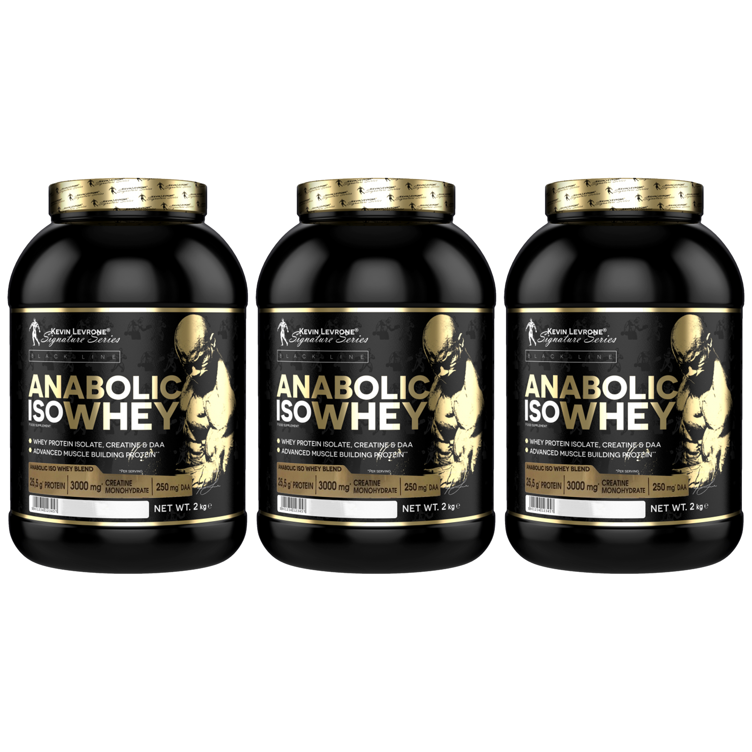 KEVIN LEVRONE Anabolic Iso Whey - 3x 2000g