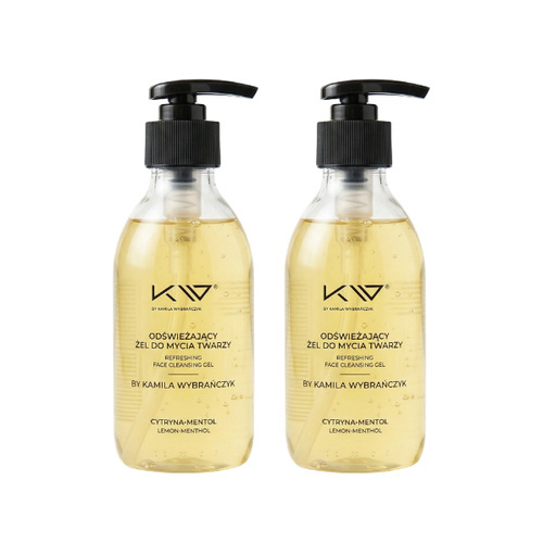 KAMILA WYBRAŃCZYK - Odświeżający Żel do Mycia Twarzy - 2x 200ml