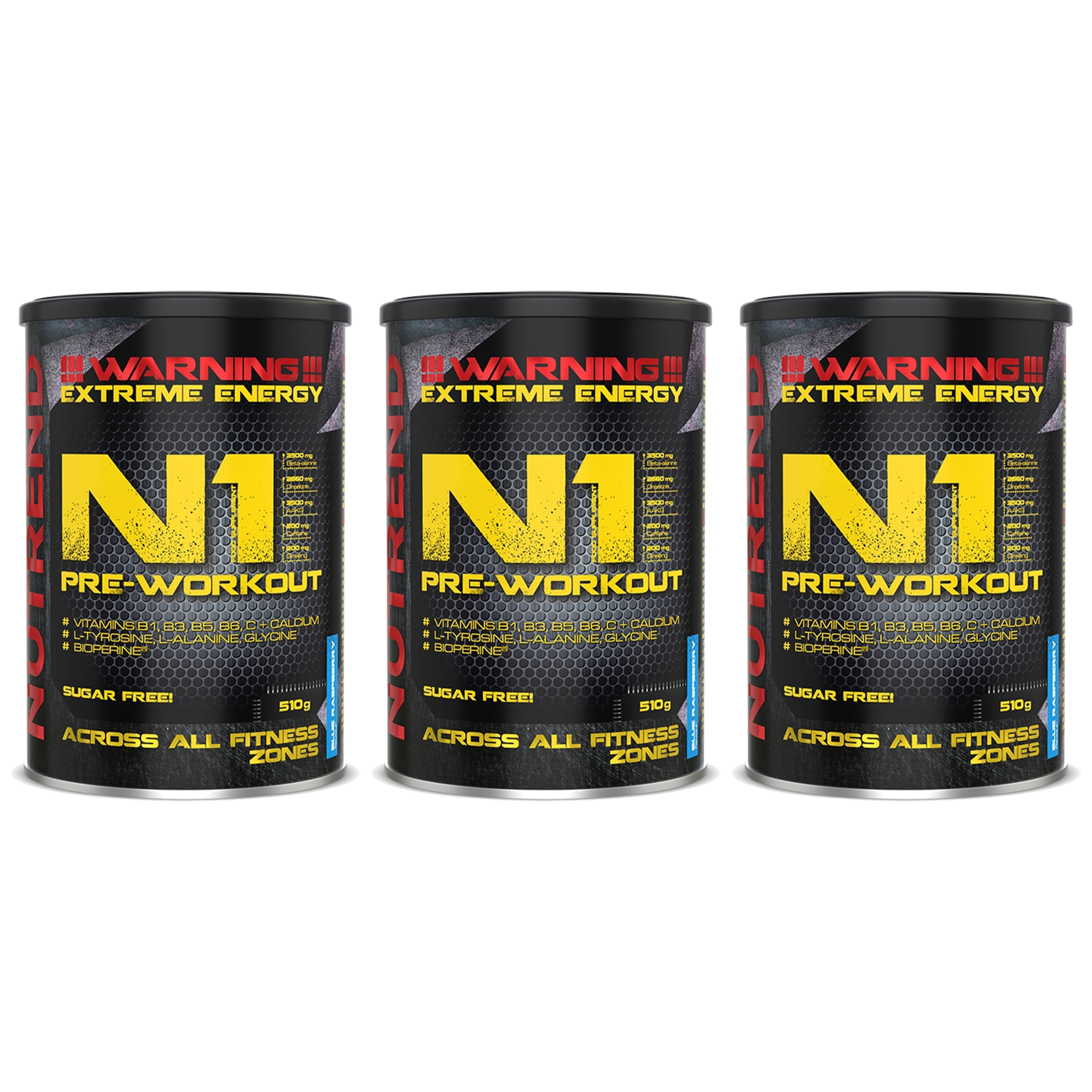 NUTREND N1 Pre Workout - 3x 510g