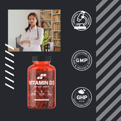 MP NUTRITION Vitamin D3 8000IU - 200tabs