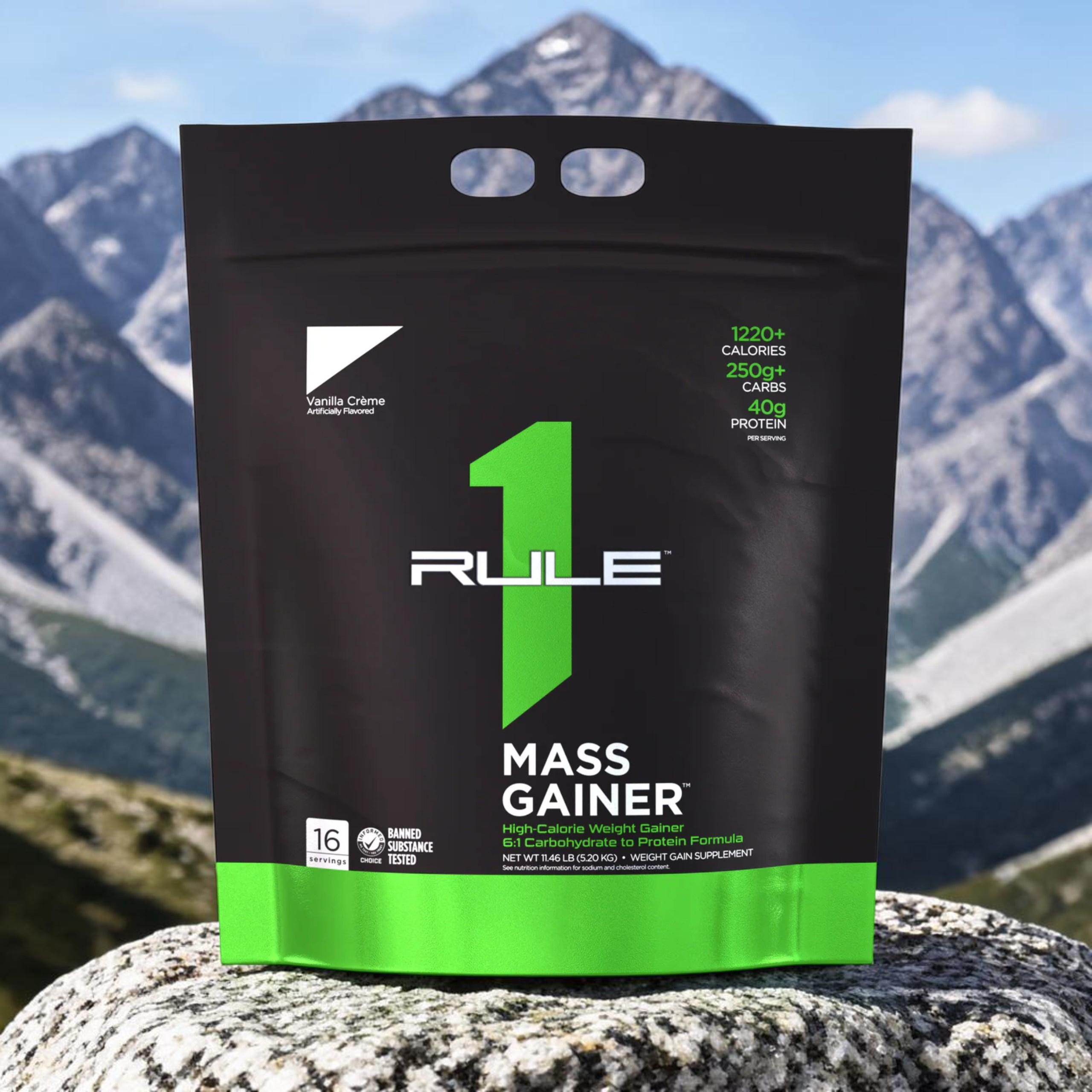 RULE1 - R1 Mass Gainer - 2x 5200g - Vanilla Cream