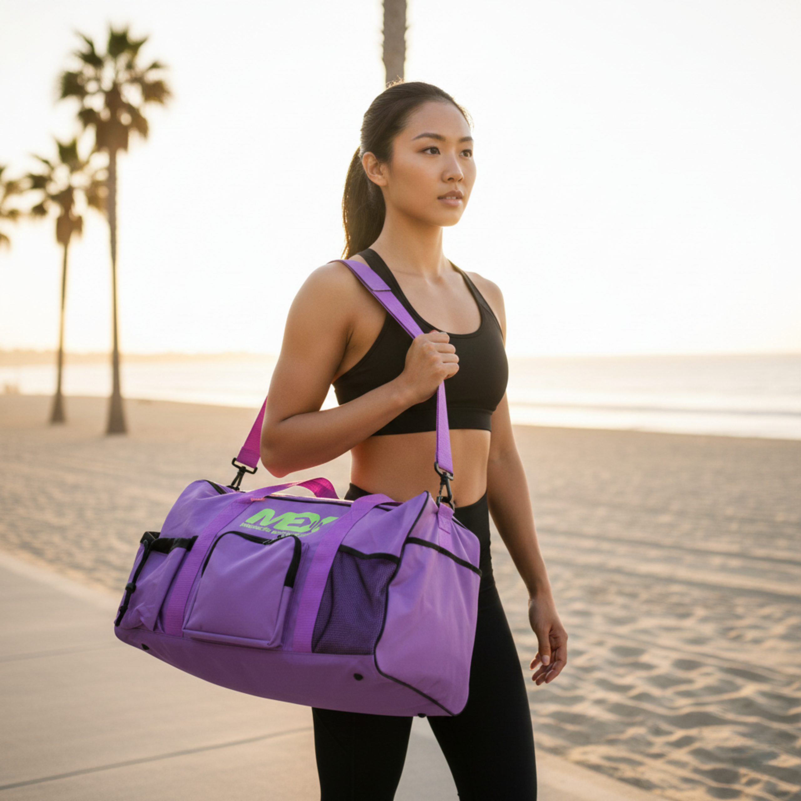MEX NUTRITION - Torba Sportowa GymFit - 2x Violet