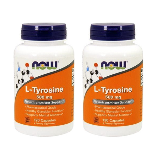 NOW L-Tyrosine - 2x 120caps