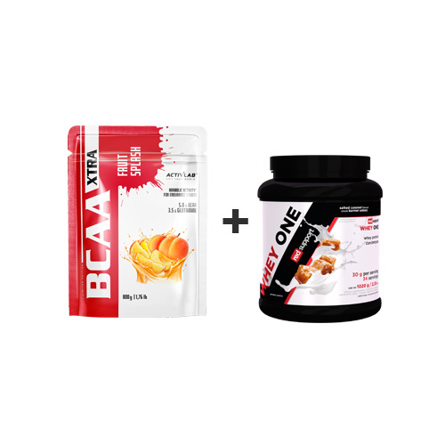 ACTIVLAB BCAA Xtra Fruit Splash - 800g + RED SUPPORT Whey One - 1020g