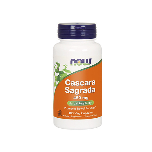 NOW Cascara Sagrada 450mg - 2x 100vcaps