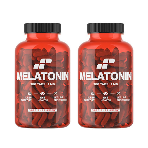 2x MP NUTRITION Melatonin 1mg - 300tabs - Melatonina