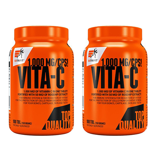 EXTRIFIT Vita-C 1000mg Time Release - 2x 100tabs