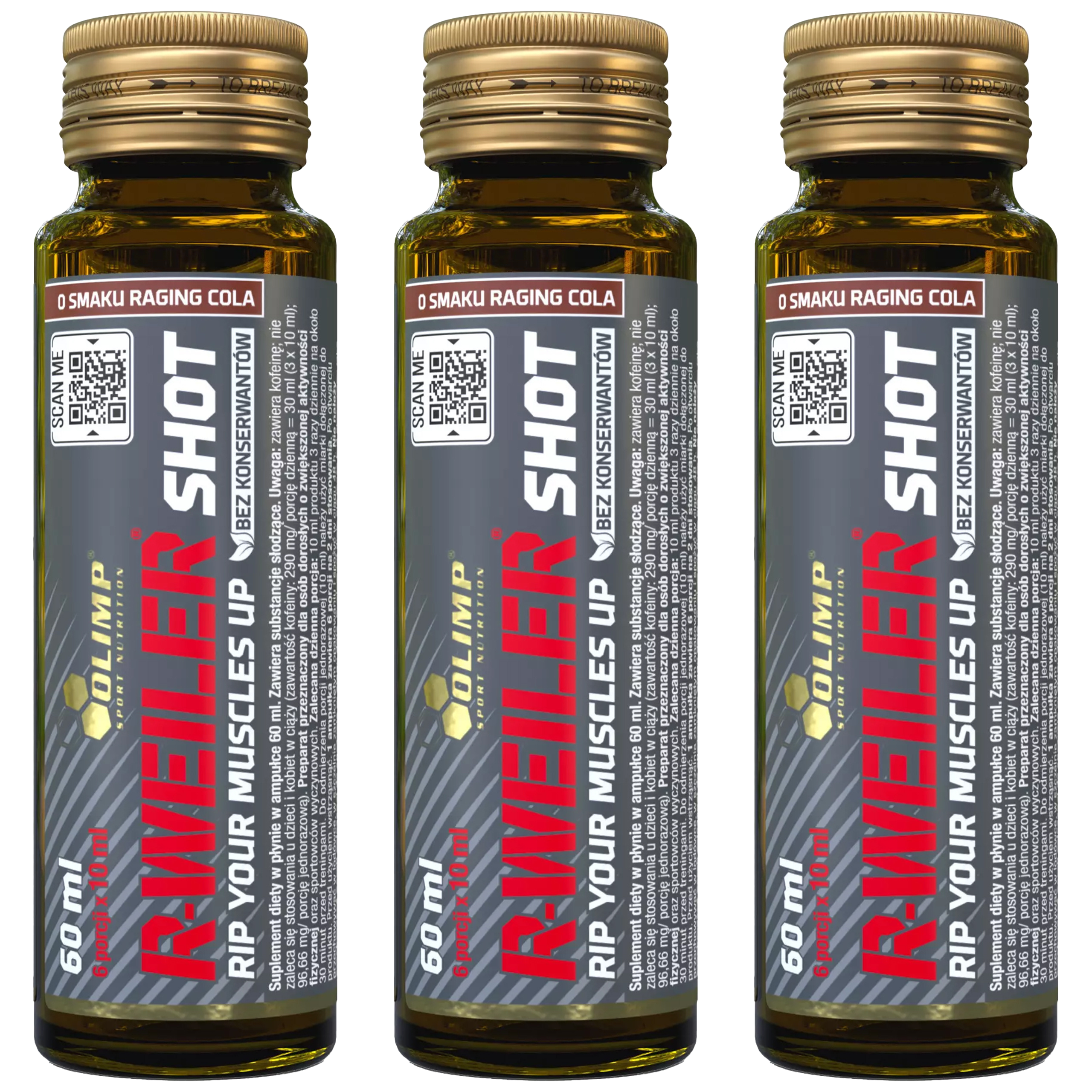 OLIMP - R-Weiler Shot - 3x 60ml - Raging Cola
