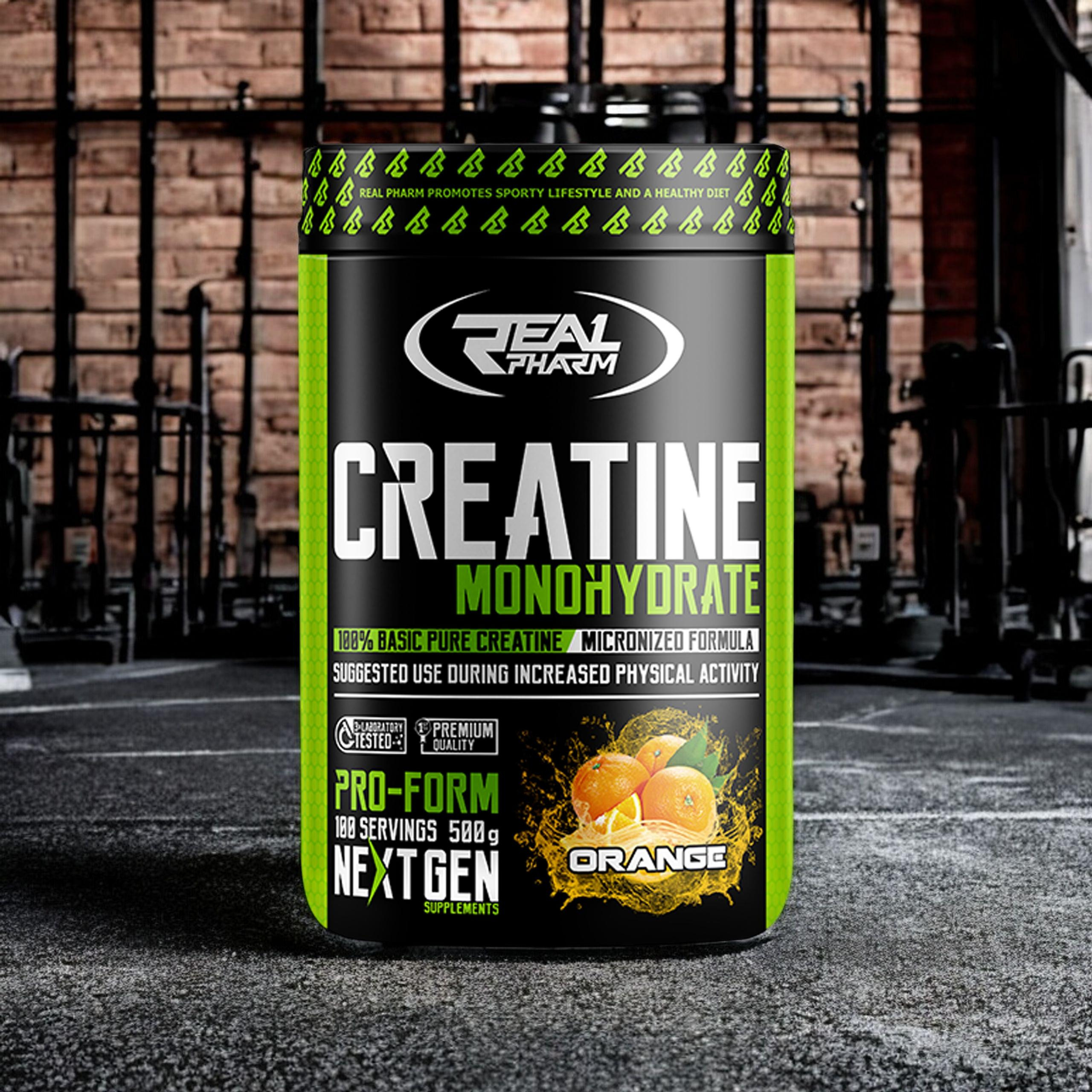 REAL PHARM Creatine Monohydrate - 3x 500g