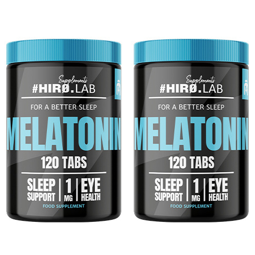 HIRO.LAB - Melatonin 1mg - 2x 120tabs.