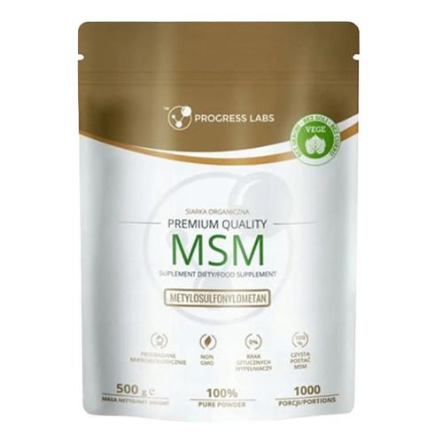 PROGRESS LABS MSM (Siarka Organiczna) - 2x 500g