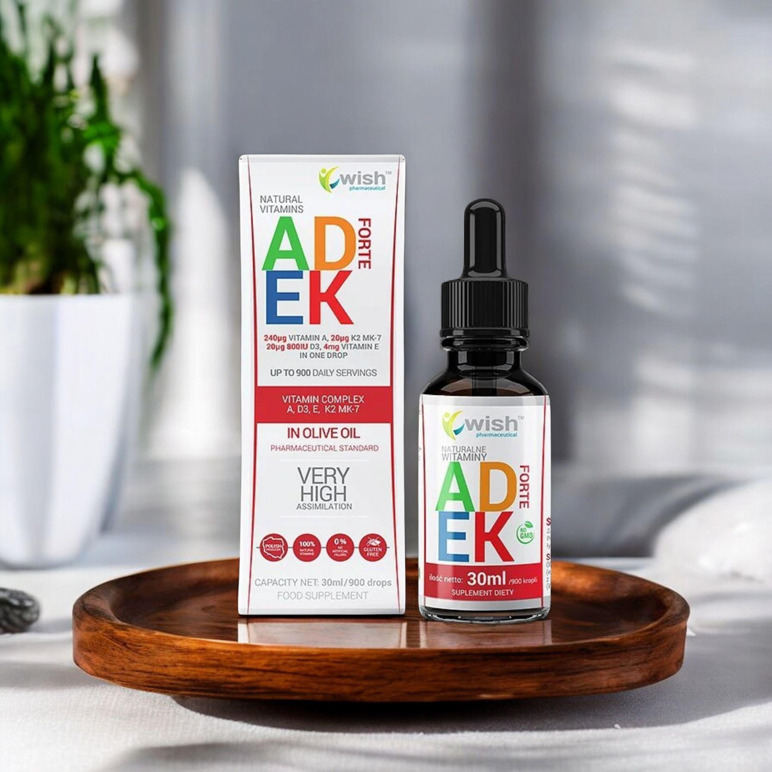 WISH Vitamin ADEK Forte - 2x 30 ml