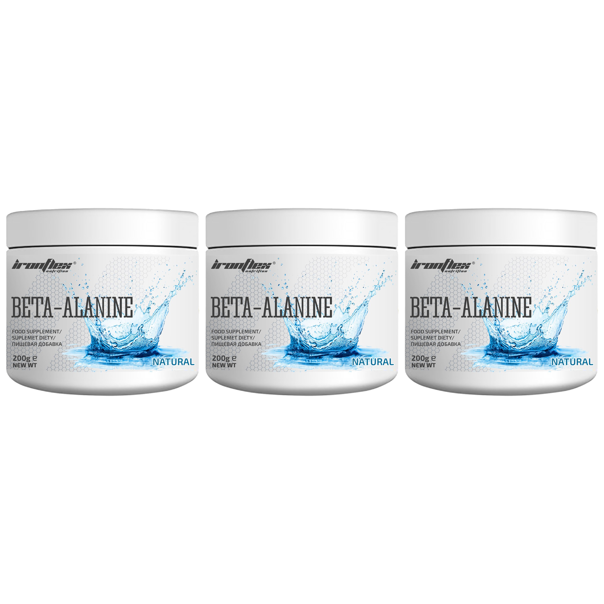 IRONFLEX Beta Alanine - 3x 200g