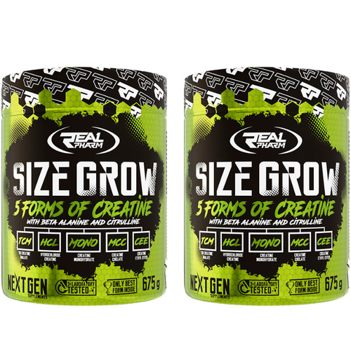 REAL PHARM - Size Grow - 2x 675g 
