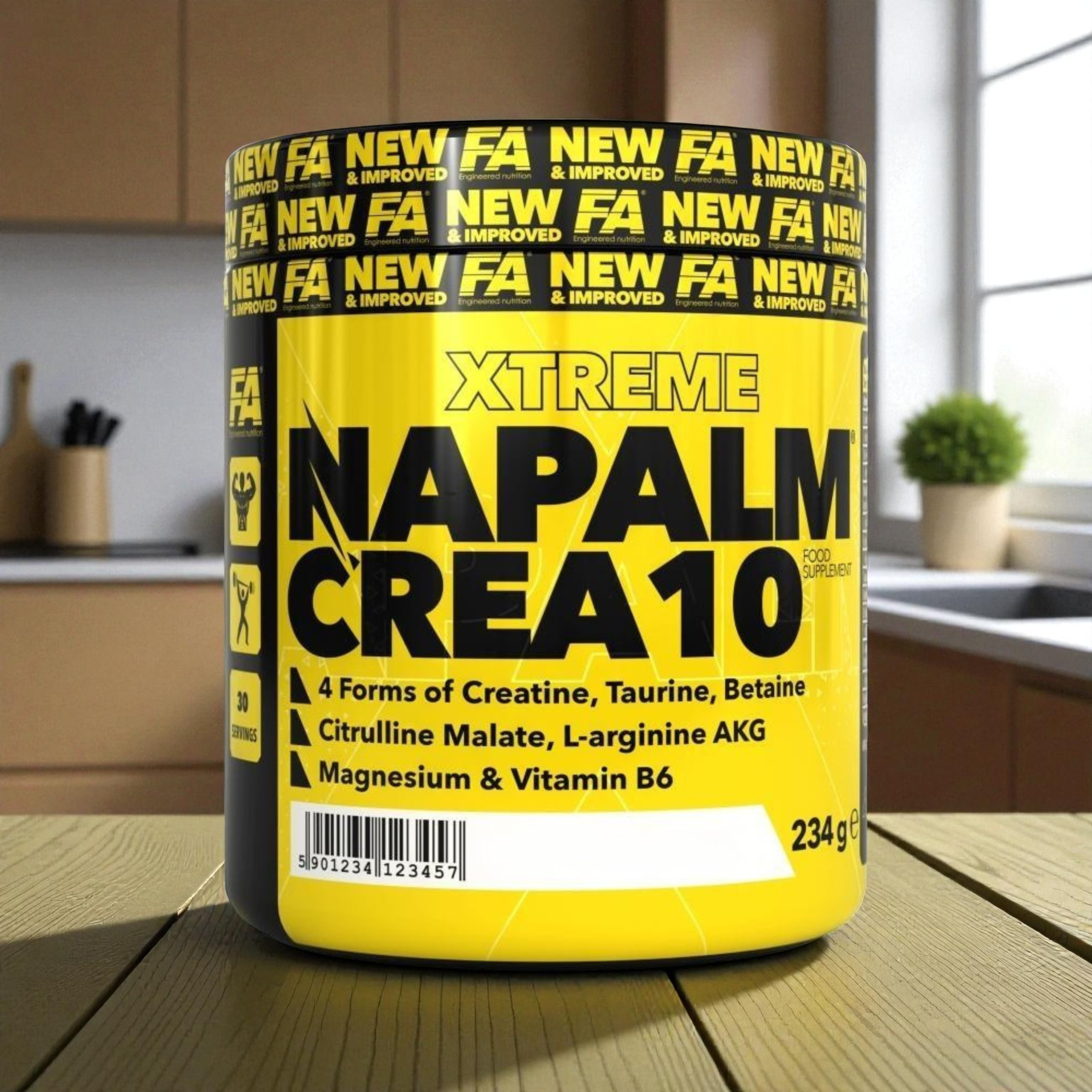 FITNESS AUTHORITY - Napalm Crea10 - 234g