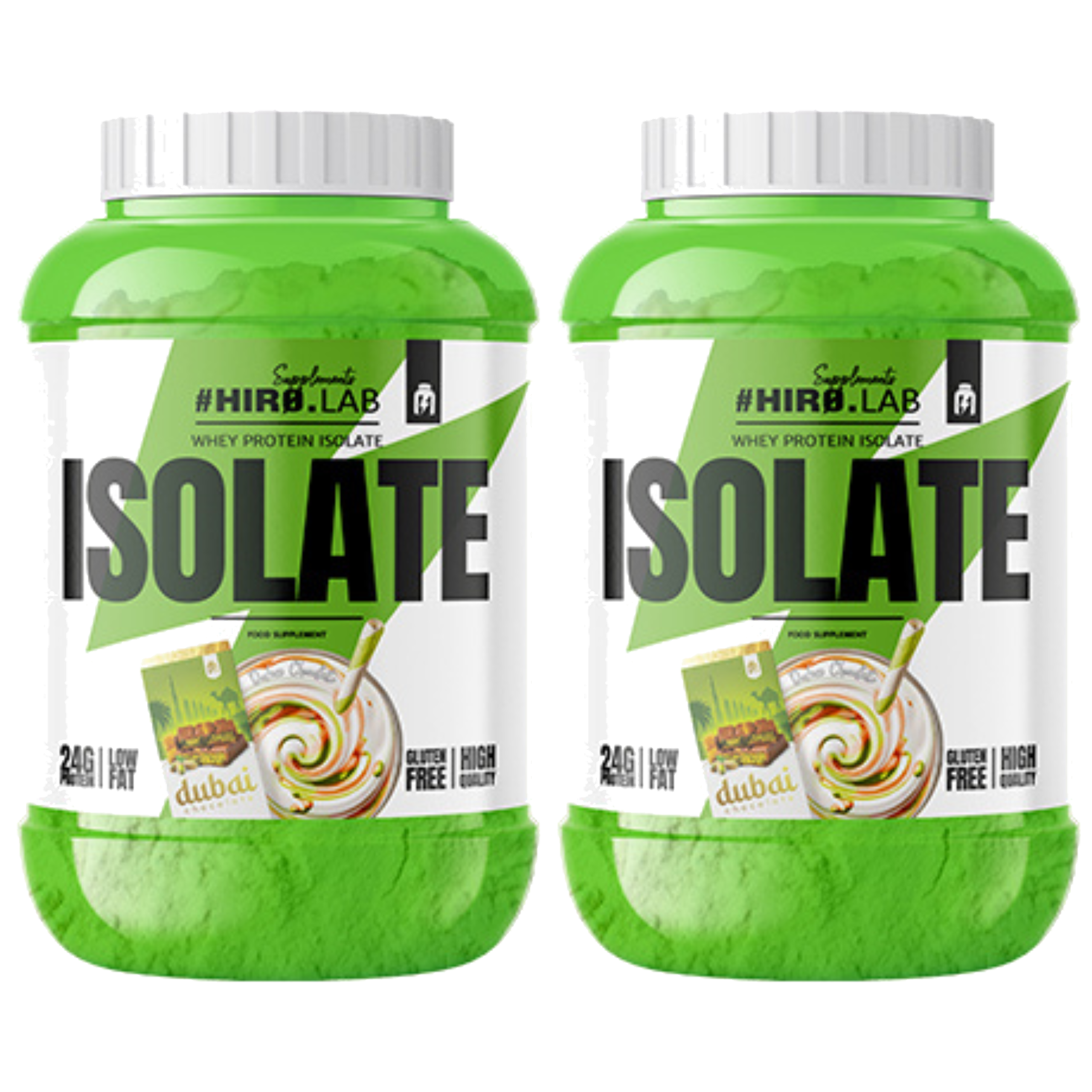 HIRO.LAB Whey Protein Isolate - 2x 1800g